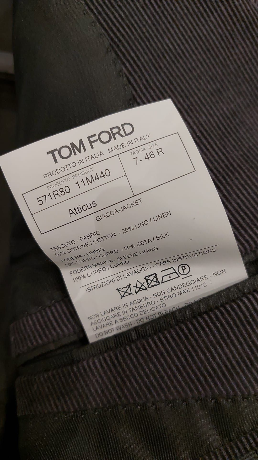 Tom Ford o1loc1c0724 Jacket in Mauve Size US S / EU 44-46 / 1 - 5 Thumbnail