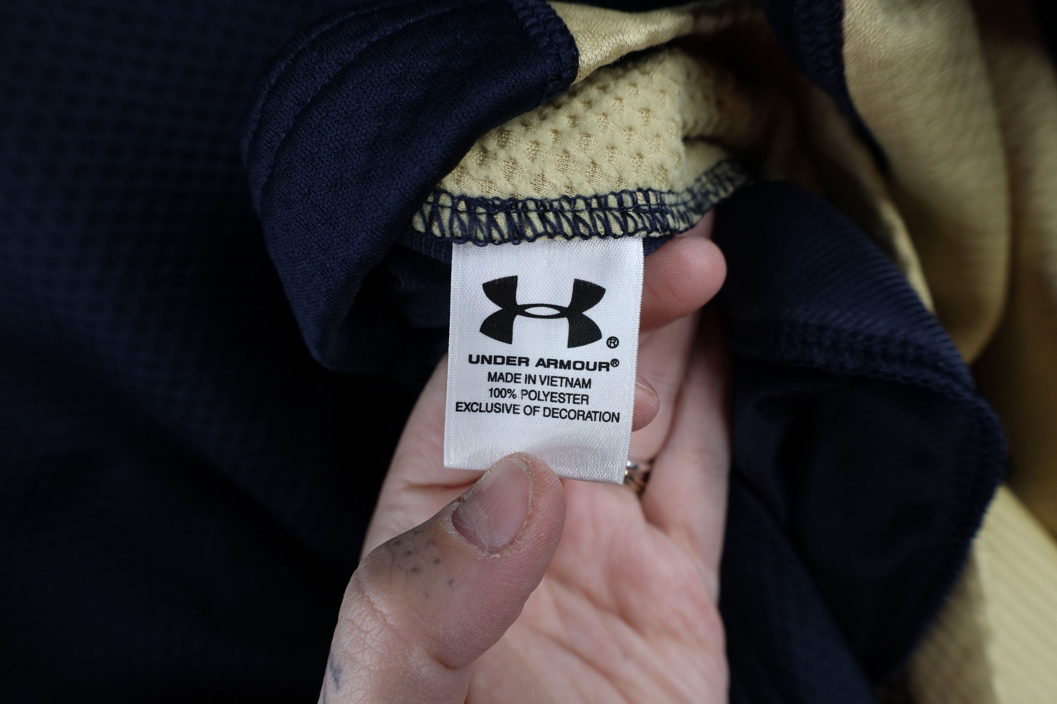 Under Armour × Vintage Under Armour Dame University Half Zip Pullover Top Jacket Size US XXL / EU 58 / 5 - 9 Thumbnail