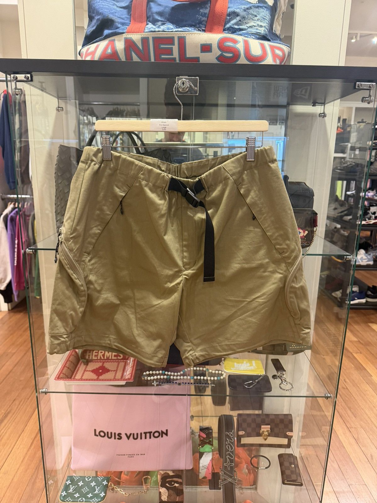 Descente Descente DDD Cargo Shorts - Khaki Size US 34 / EU 50 - 1 Thumbnail