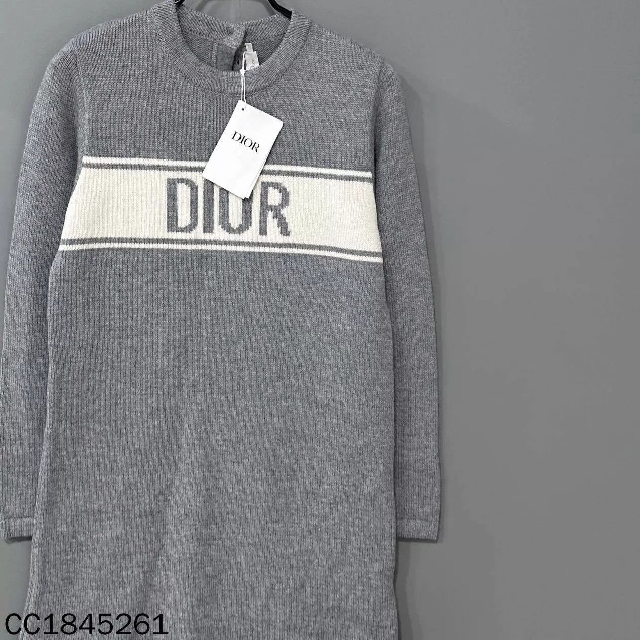 Dior Dior wool logo tassel trim dress 12A Size XXS / US 00 / IT 34 - 2 Thumbnail