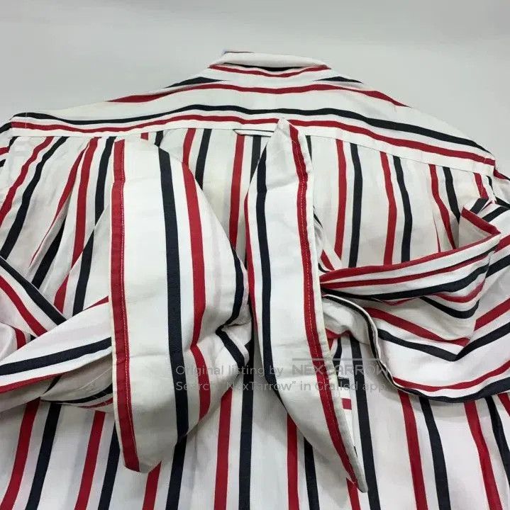 Thom Browne Thom Browne Striped Long Sleeve Casual Shirt. Size US XS / EU 42 / 0 - 9 Thumbnail