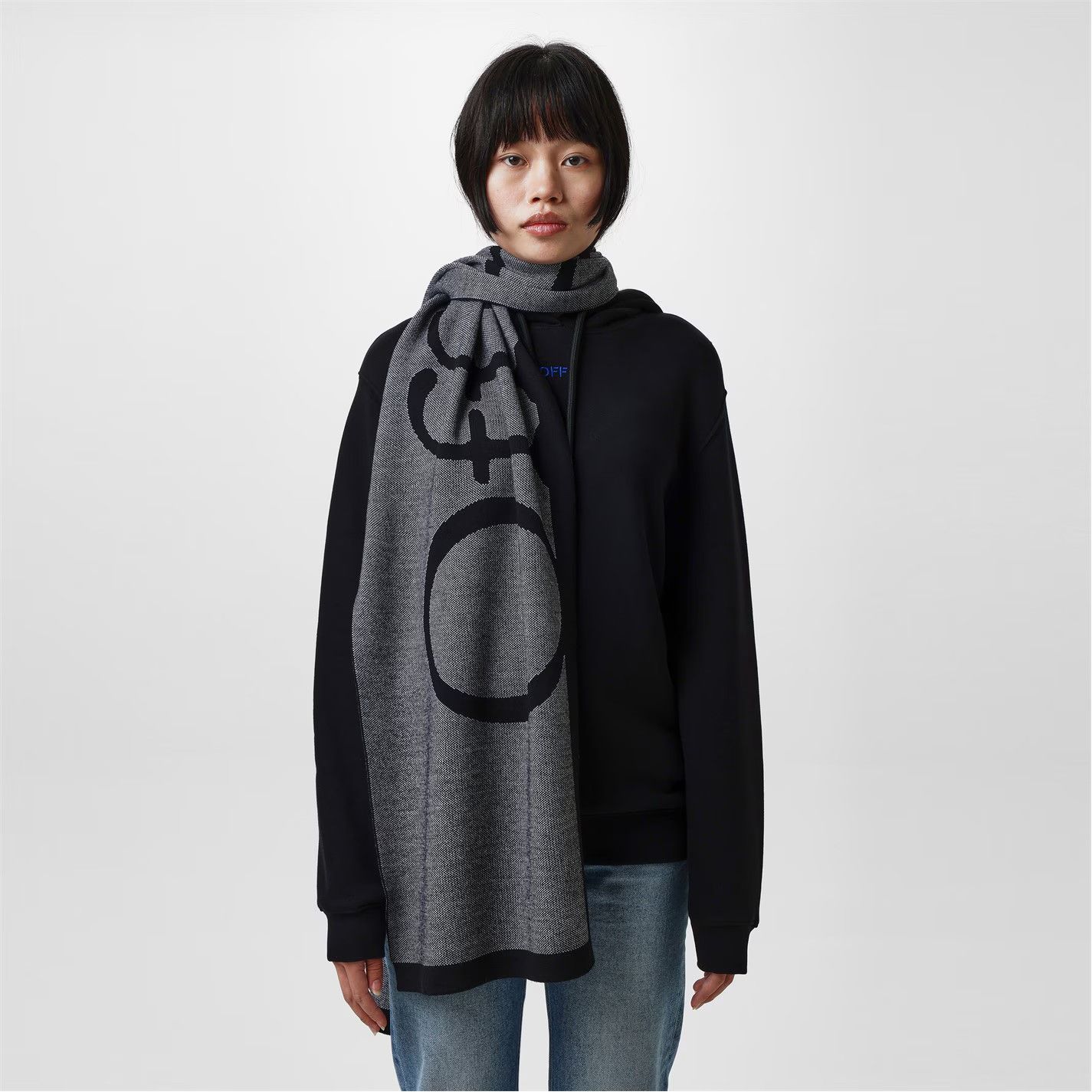 Off-White o1g2r1mq0225 Size: OS / Bookish Scarf in Multicolor Size ONE SIZE - 2 Thumbnail