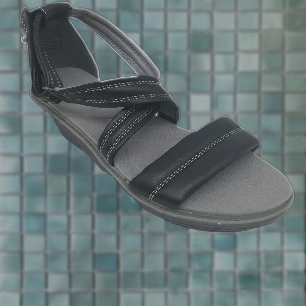 Rockport Rockport Walkability Womens Gladiator Sandals Size 5.5 Black Adjustable Comfort Size US 6 / IT 36 - 1 Thumbnail