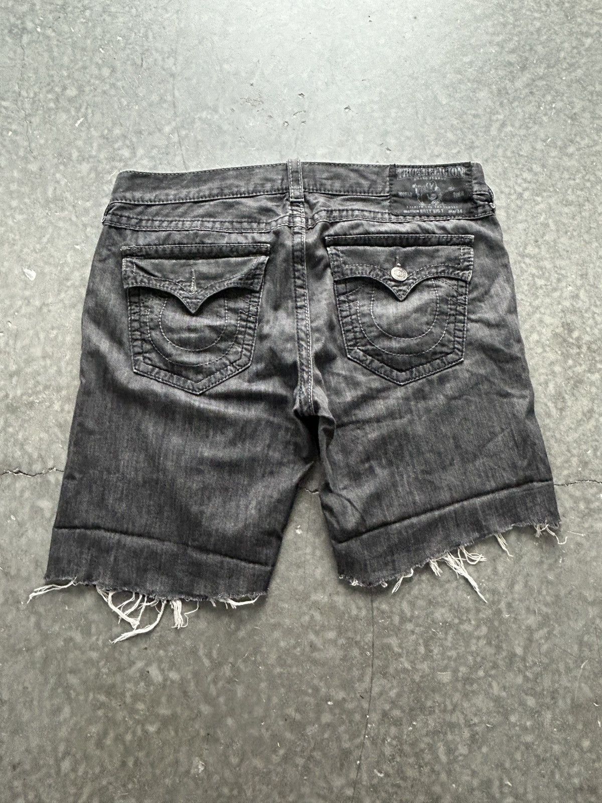 True Religion Vintage Y2K True Religion Jean Shorts Size US 42 / EU 58 - 1 Thumbnail