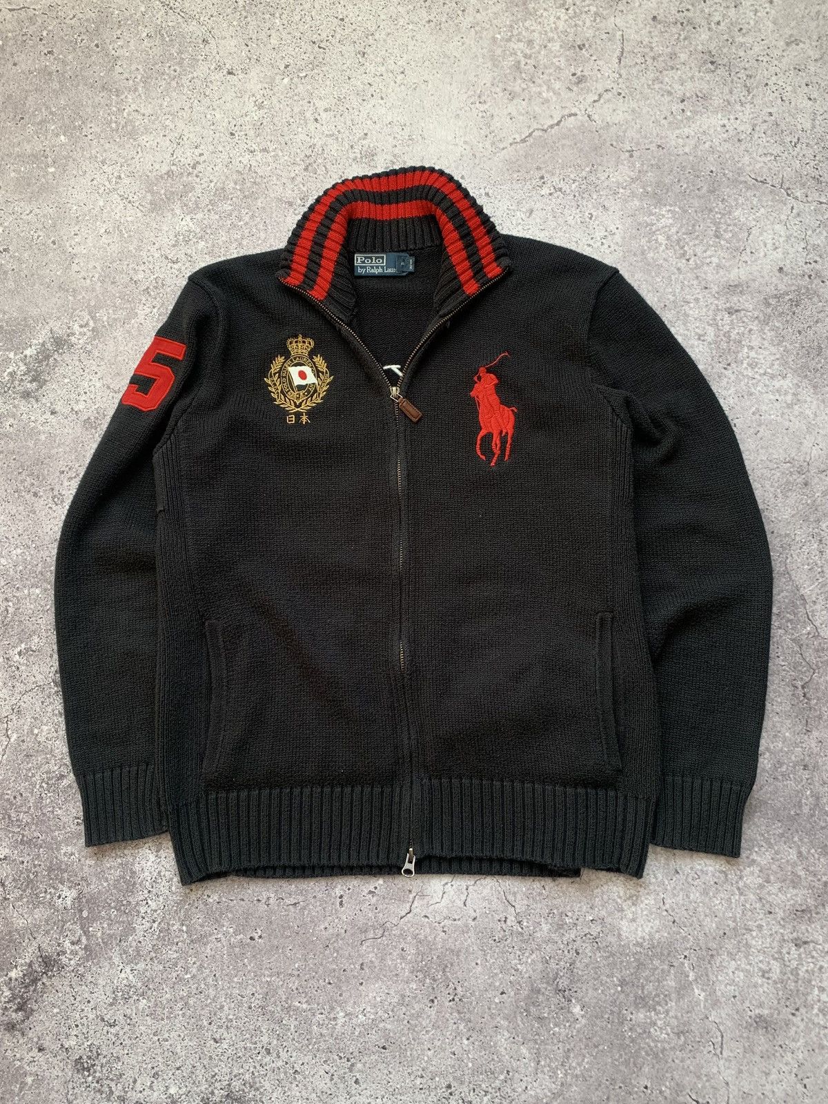 希少　TOKYO POLO RALPH LAUREN ビックポニー　チーフキーフ Polo Ralph Lauren Tokyo Japan #5 Polo Shirt Big Pony Chief Keef