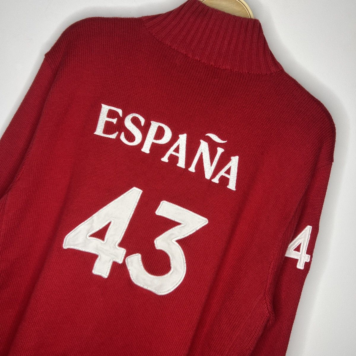Polo Ralph Lauren Vintage Polo Ralph Lauren Spain Zip Sweatshirt Racing 90s Size US XL / EU 56 / 4 - 8 Thumbnail