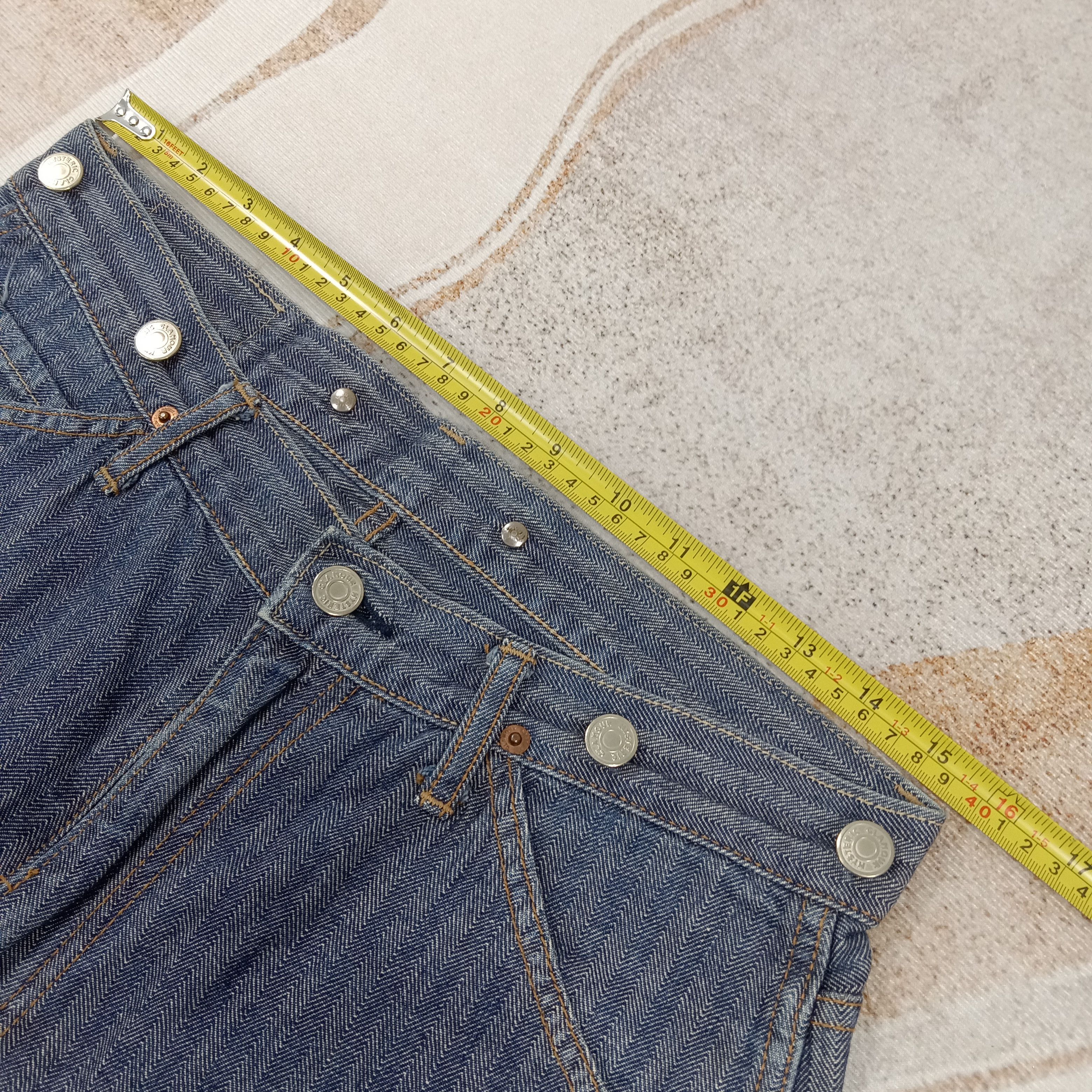 Hysteric Glamour Hysteric Glamour Kinky Stripes Denim Jeans C280N31 Size US 32 / EU 48 - 9 Thumbnail