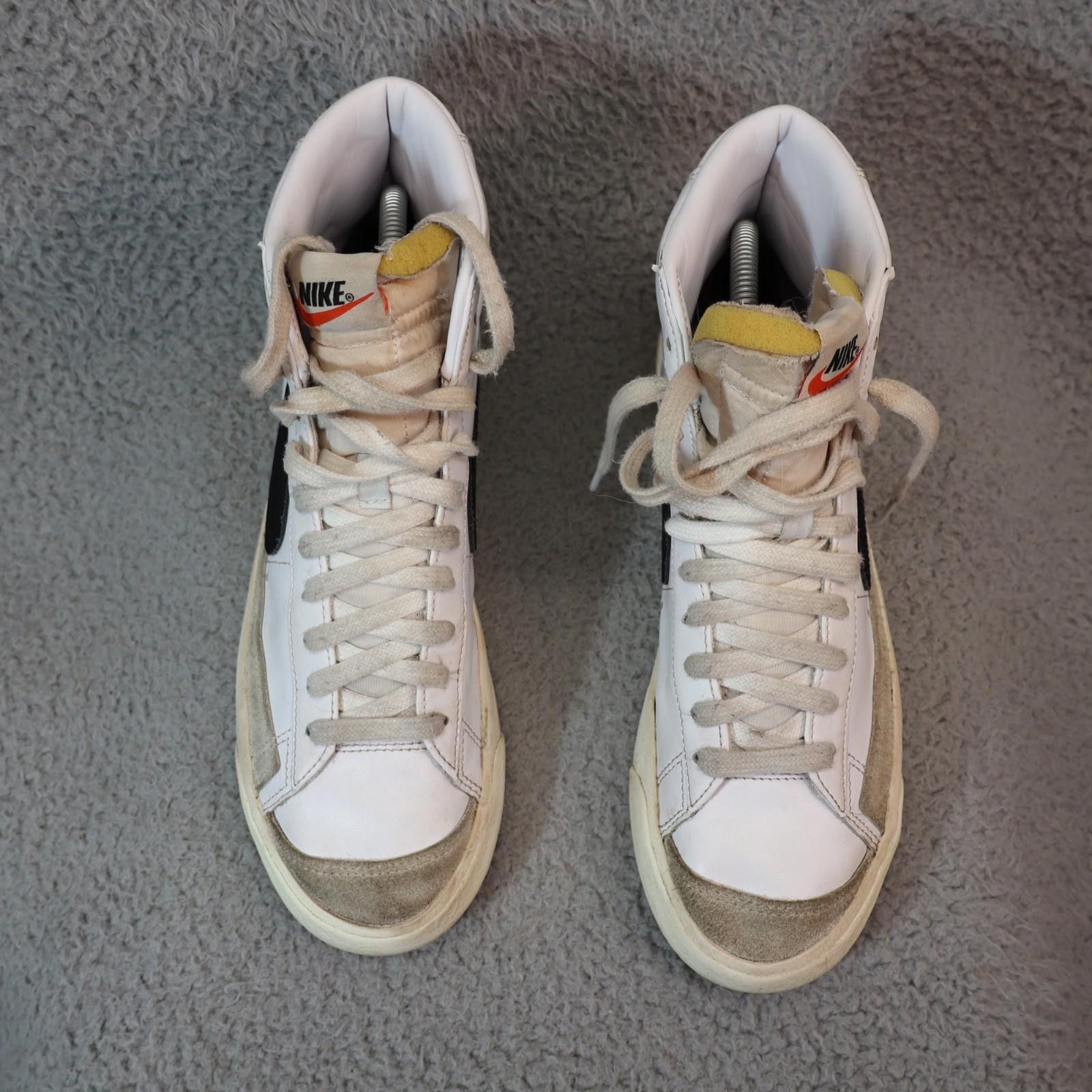Nike Nike Blazer Mid '77 CZ1055-100 Womens US 9 Shoes White / Blk Size US 9 / IT 39 - 3 Thumbnail
