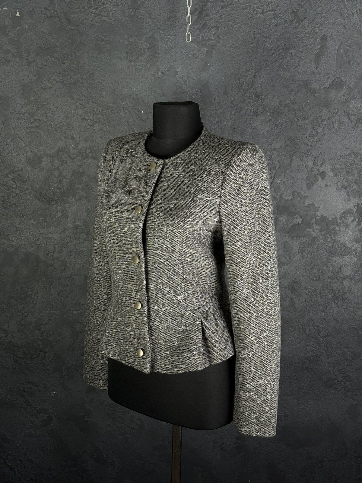 Armani Collezioni Armani Jeans Giorgio Wool Blend Blazer Vintage Womens 44 Size M / US 6-8 / IT 42-44 - 7 Thumbnail