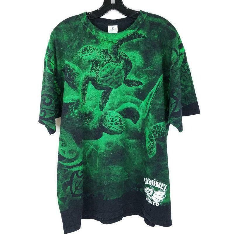 Other Sea Turtles Cozumel Mexico T Shirt Size XL Vintage 90s Size US XL / EU 56 / 4 - 1 Thumbnail