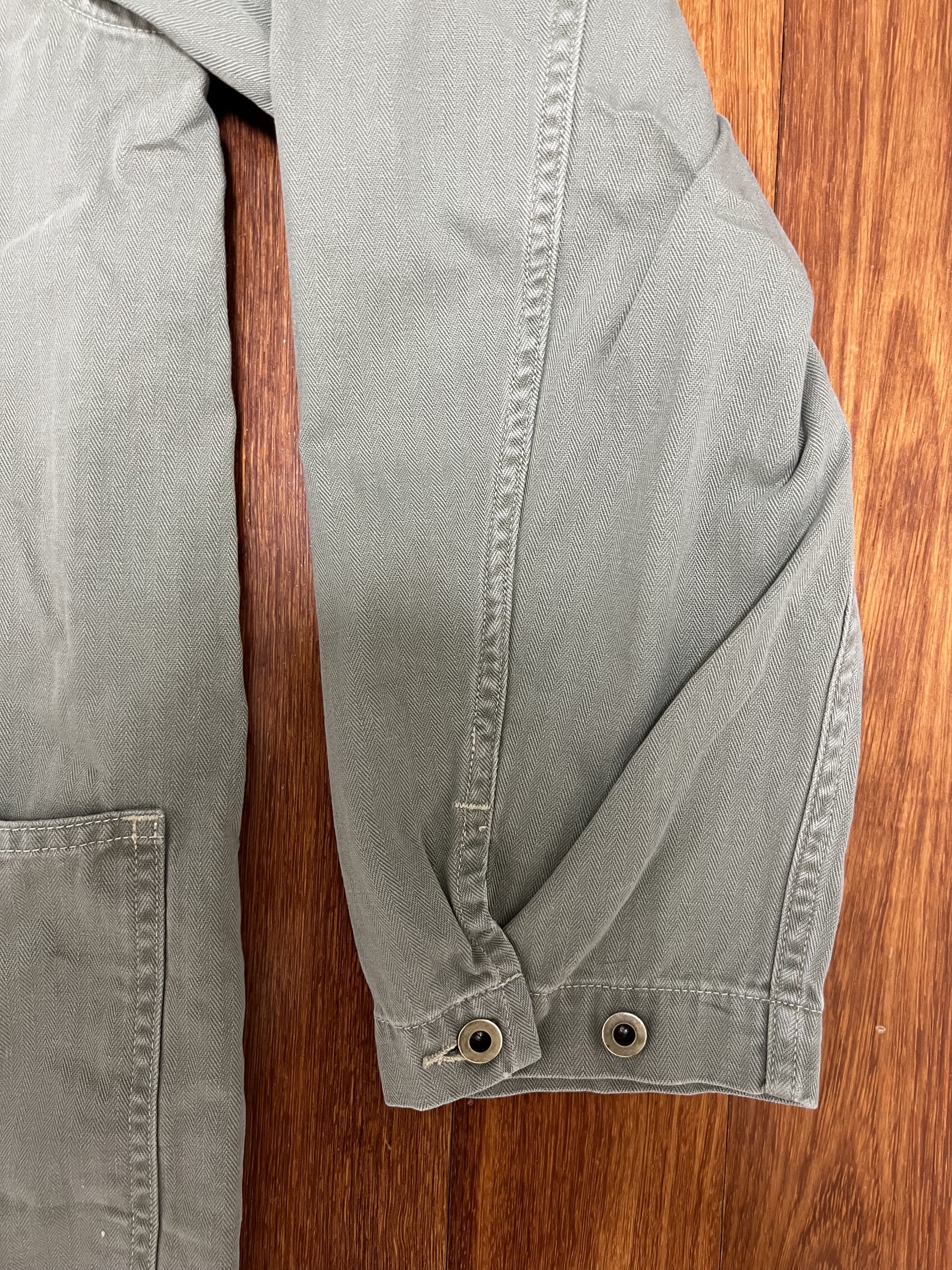 Orslow 💚 Orslow Herringbone Utility Coverall Jacket Green NEW Size US L / EU 52-54 / 3 - 13 Thumbnail