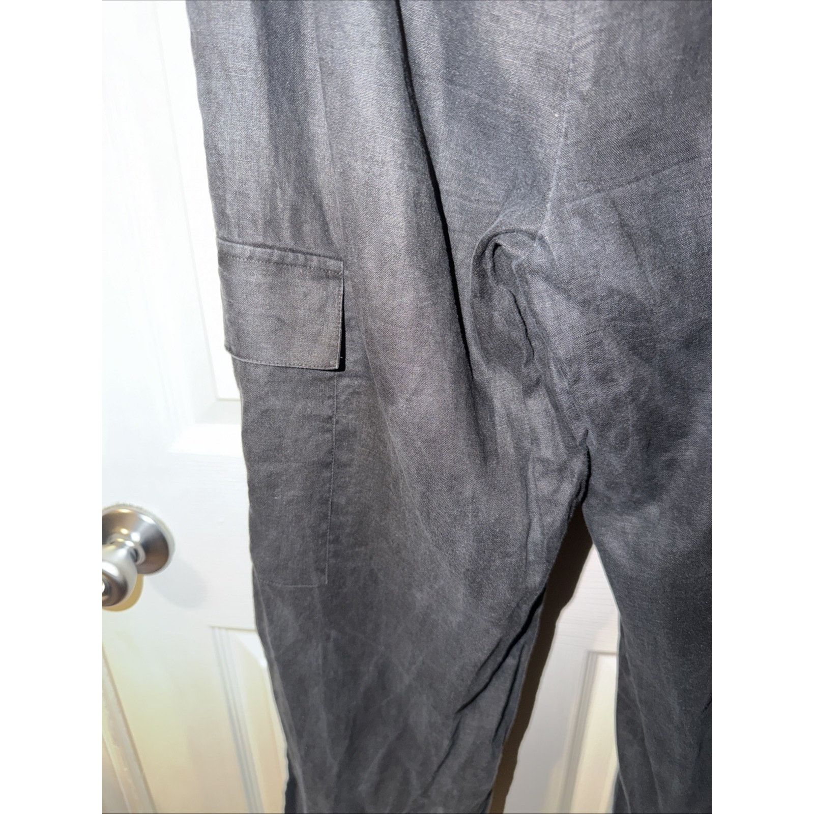 UNIK International Inc. INC International Concepts Womens Black Cargo Pants, Size 4 Size 27" / US 4 / IT 40 - 7 Thumbnail