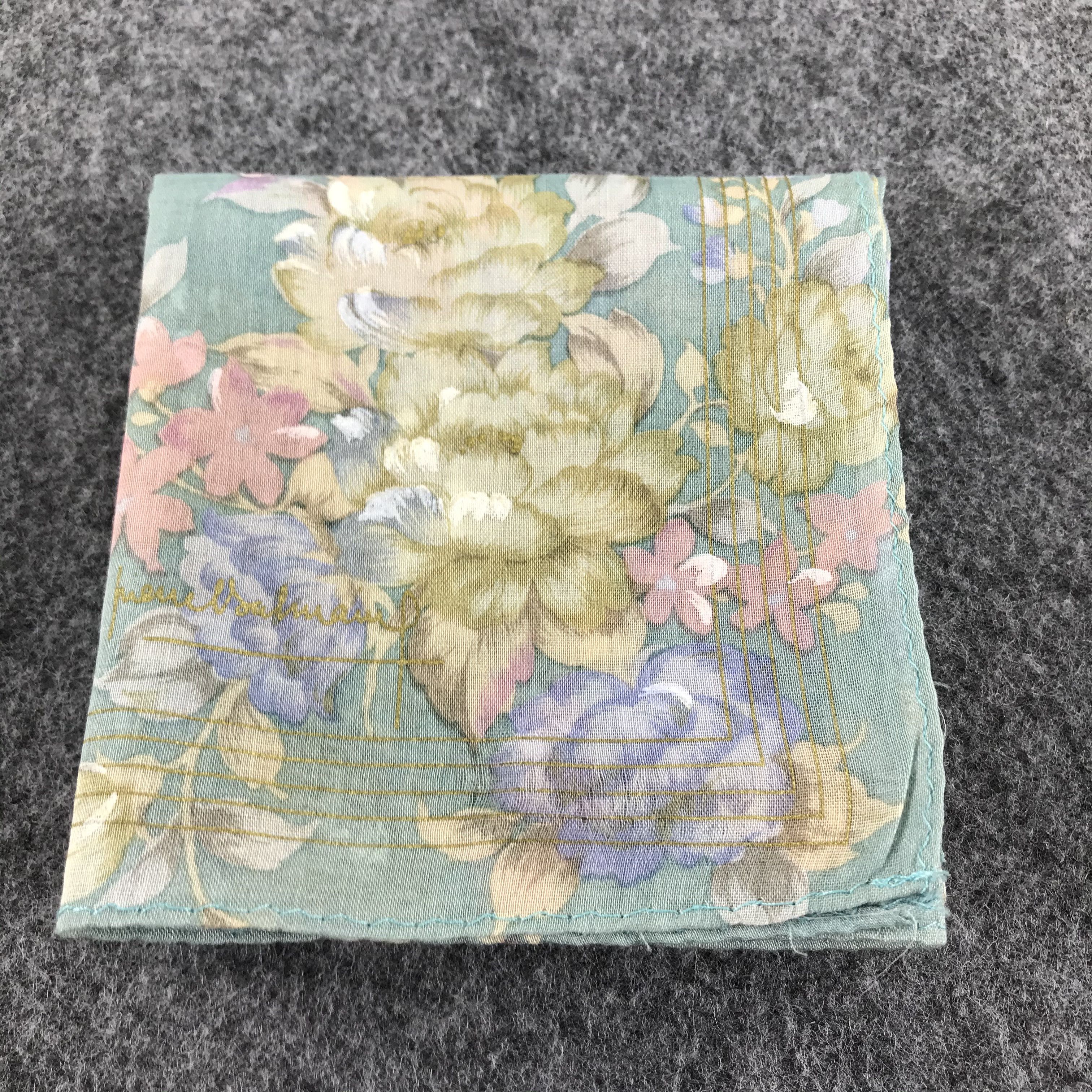 Pierre Balmain Pierre Balmain Floral Handkerchief Neckerchief Bandana H95 Size ONE SIZE - 6 Thumbnail