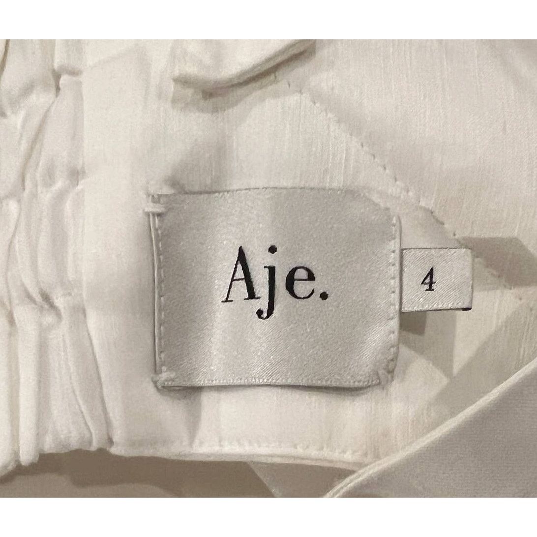 Aje NWT Aje Orbit Sculptural Pleated Top (UK/AU 4 = US 0) Size XS / US 0-2 / IT 36-38 - 8 Thumbnail