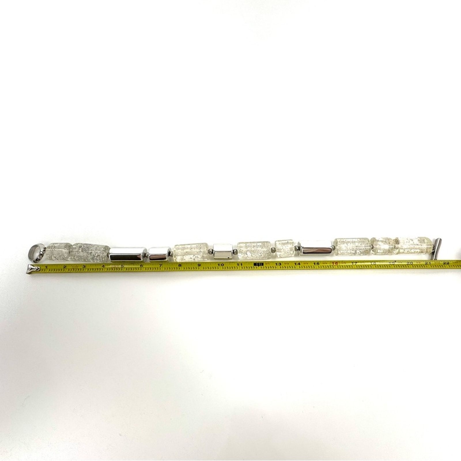 Other Clear Geometric Statement Necklace Modern Design Size ONE SIZE - 12 Thumbnail