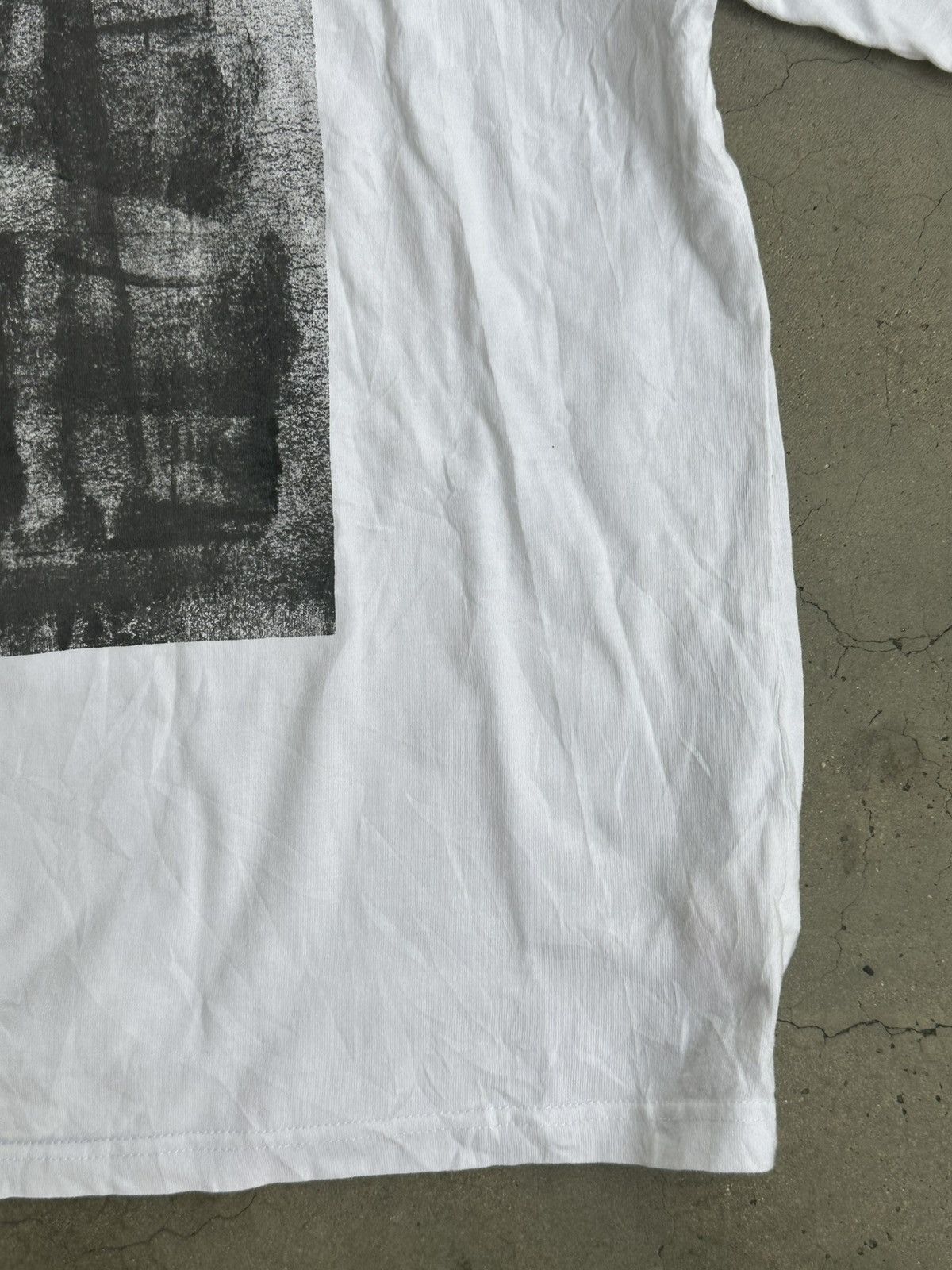 Maison Margiela Maison Special Abstract Hand-Printed Oversized Stitched Tee Size US M / EU 48-50 / 2 - 8 Thumbnail