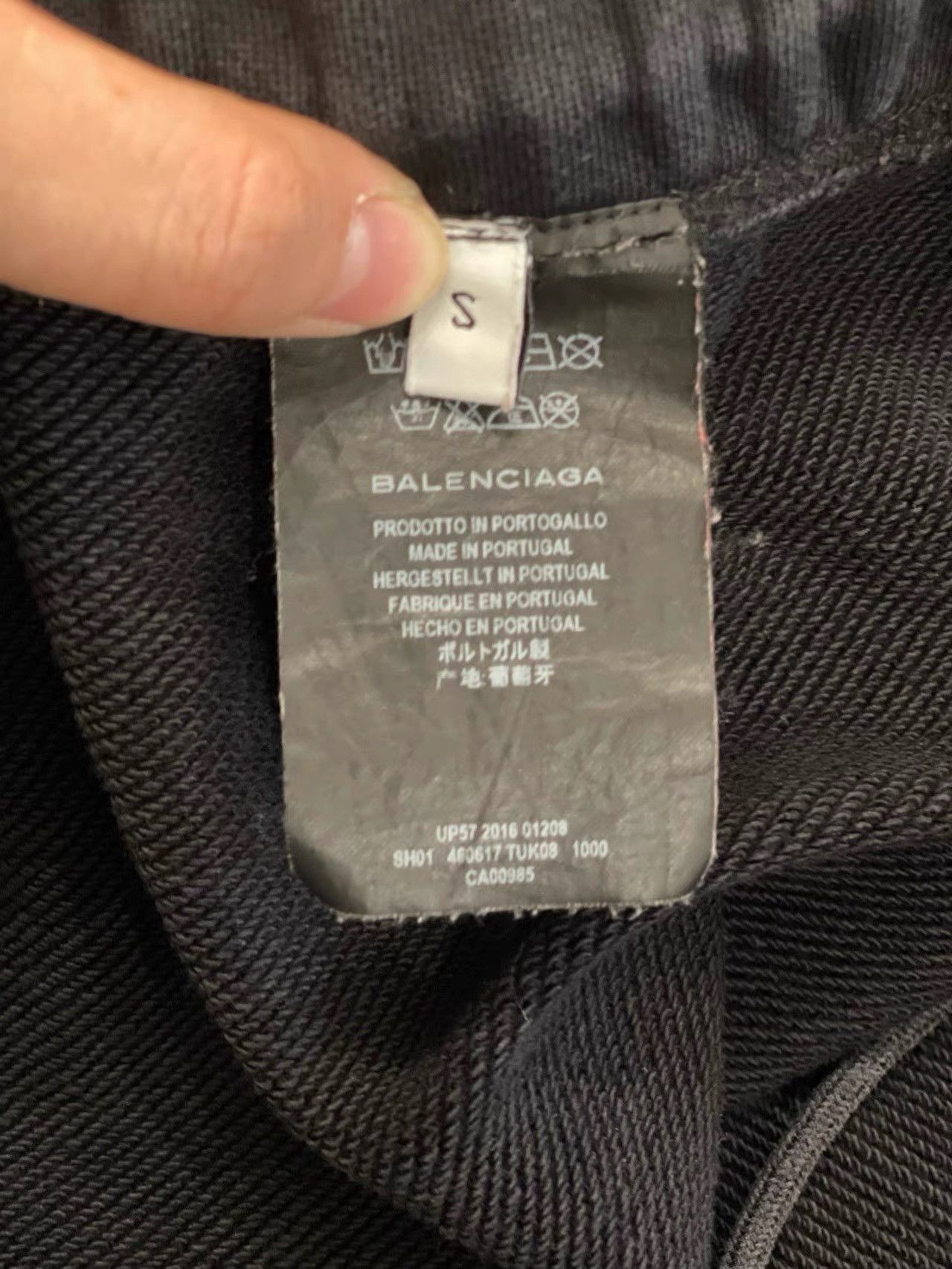 Balenciaga Balenciaga Black Small Logo Shorts K28 Size US 31 - 2 Thumbnail