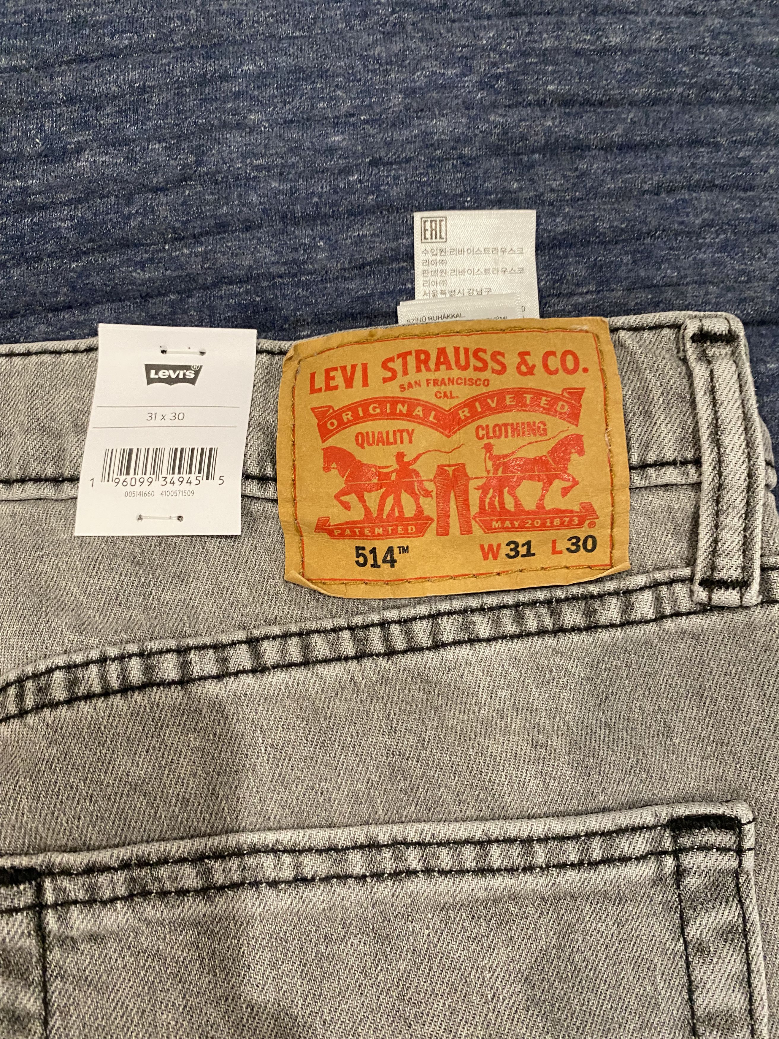 Levi's Levi's 514 Straight Jeans Size US 31 - 4 Thumbnail