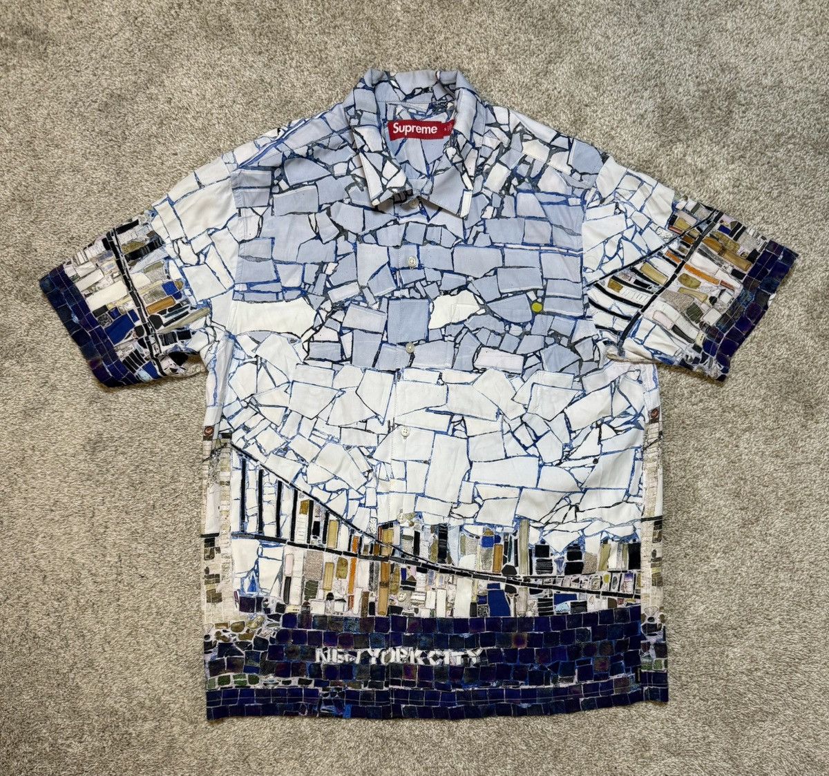 Supreme Mosaic Button-Up Shirt