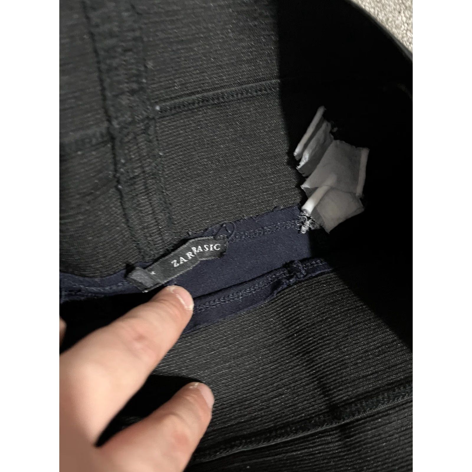 Zara VINTAGE Zara Leggings Pants Womens Small Navy Blue Casual Formal Party 2020s Girls Size 28" / US 6 / IT 42 - 5 Thumbnail