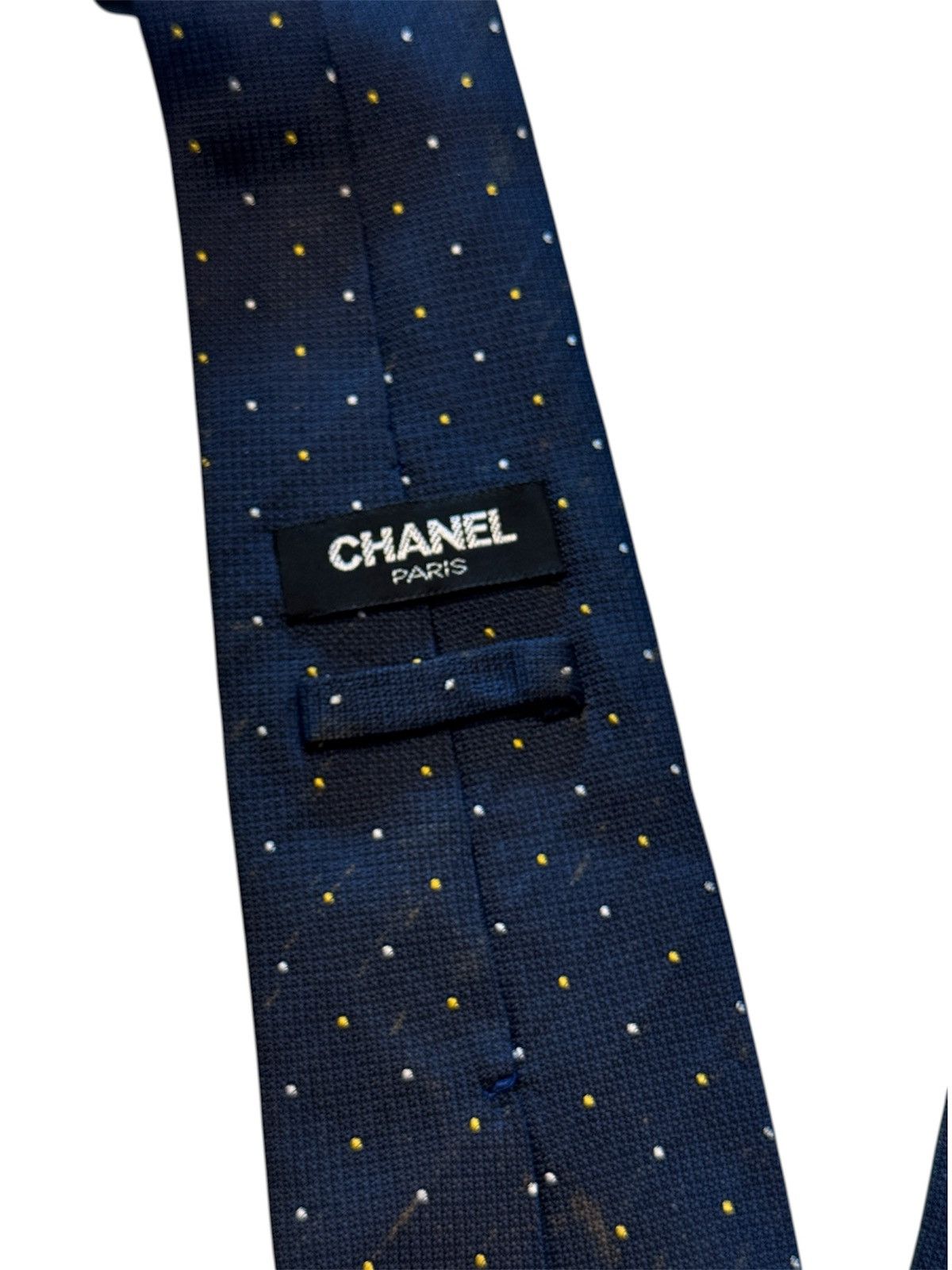 Chanel Chanel Vintage Silk Polka Dot Tie Size ONE SIZE - 4 Thumbnail