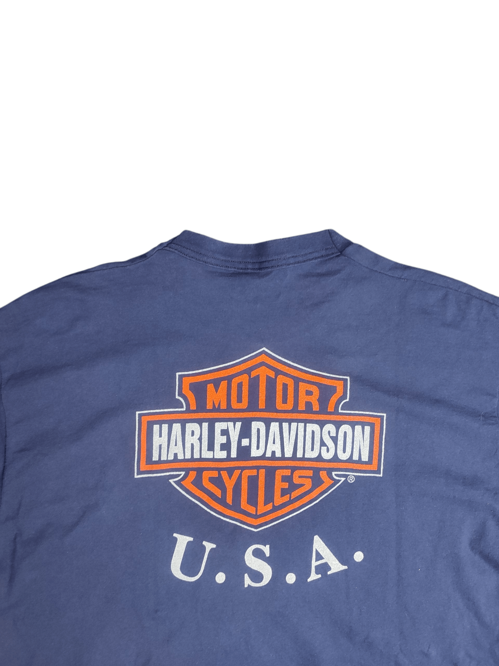Harley Davidson Harley Davidson Motorcycles USA 1990s Vintage Tshirt Size US XL / EU 56 / 4 - 5 Thumbnail
