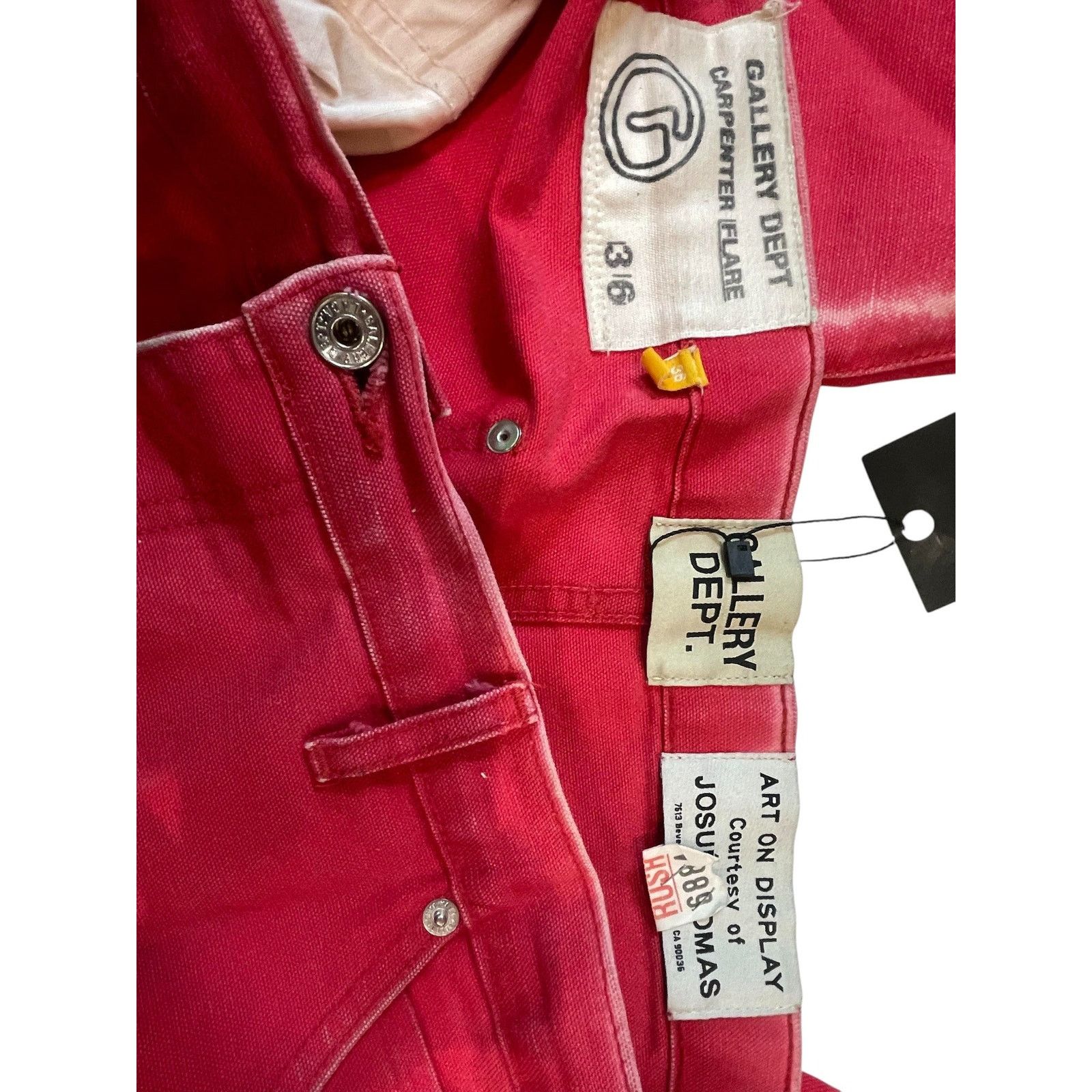 Gallery Dept. Gallery Dept 'Flare' Red Jeans Size US 36 / EU 52 - 5 Thumbnail