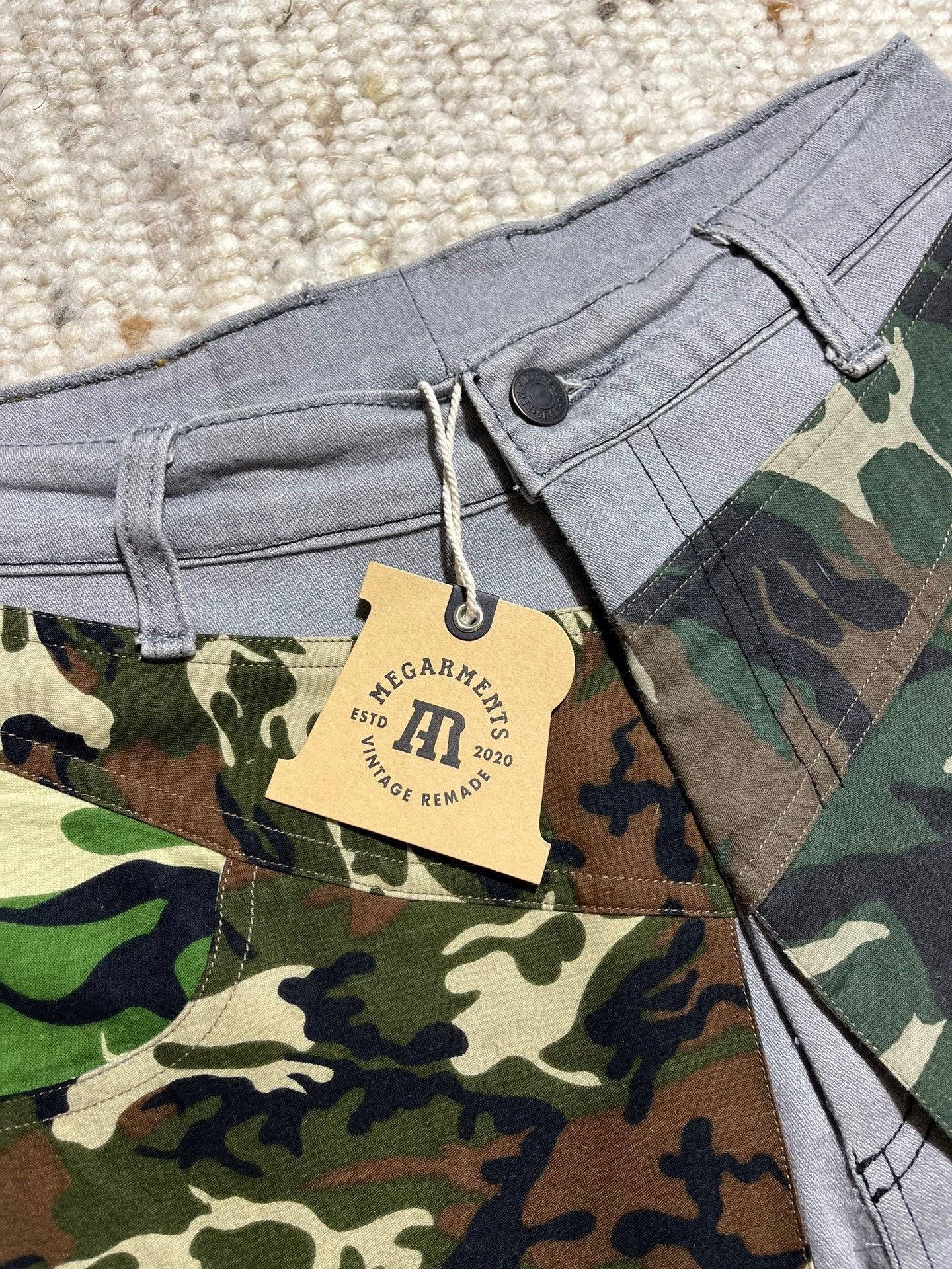 Other Mega vintage Megarments Denim Remake Camo Jeans S Size 26" / US 2 / IT 38 - 6 Thumbnail