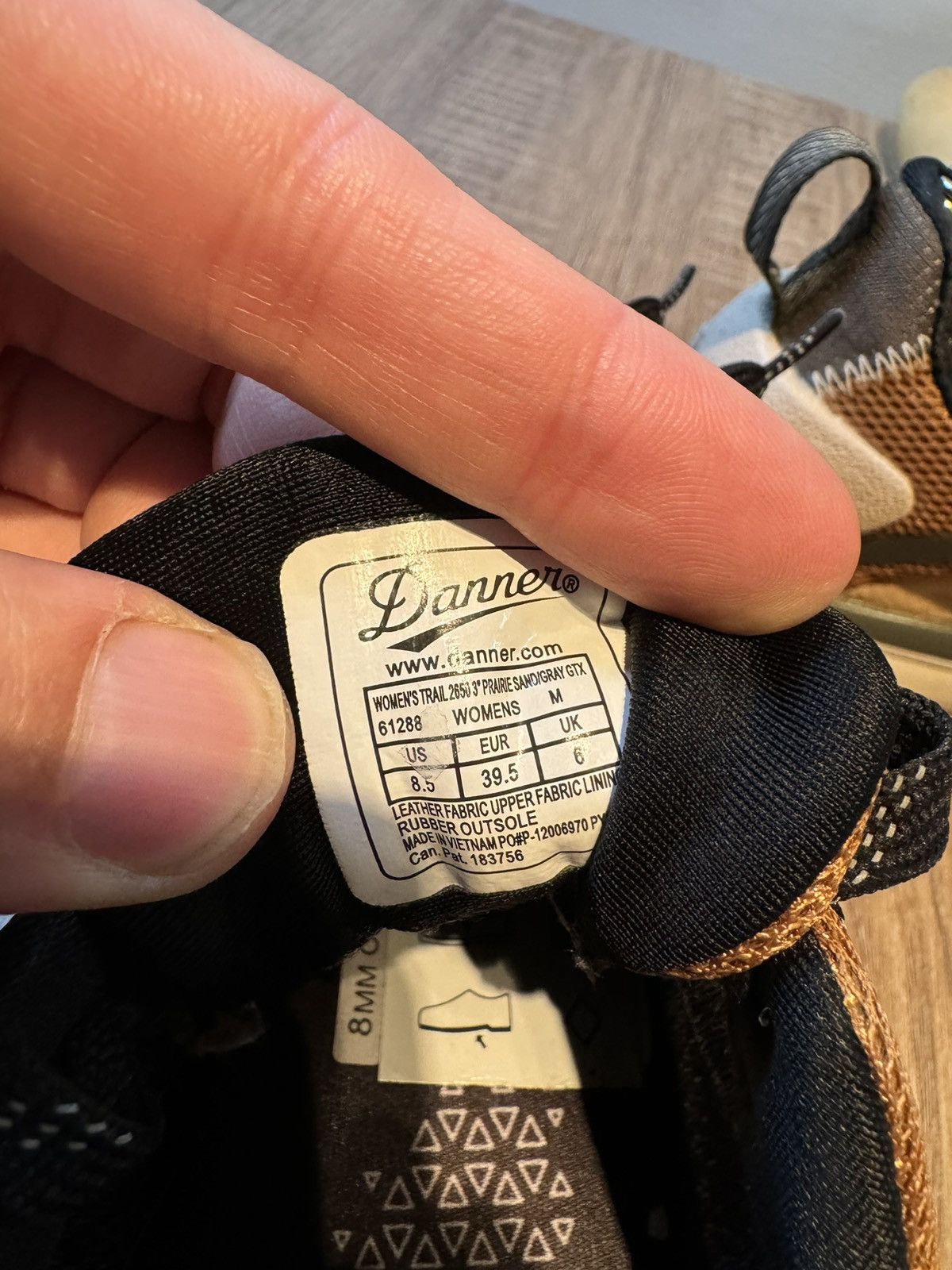 Danner Danner Trail 2650 mid GoreTex Prarie Women Sz 8.5 GTX Hiking Size US 8.5 / IT 38.5 - 8 Thumbnail