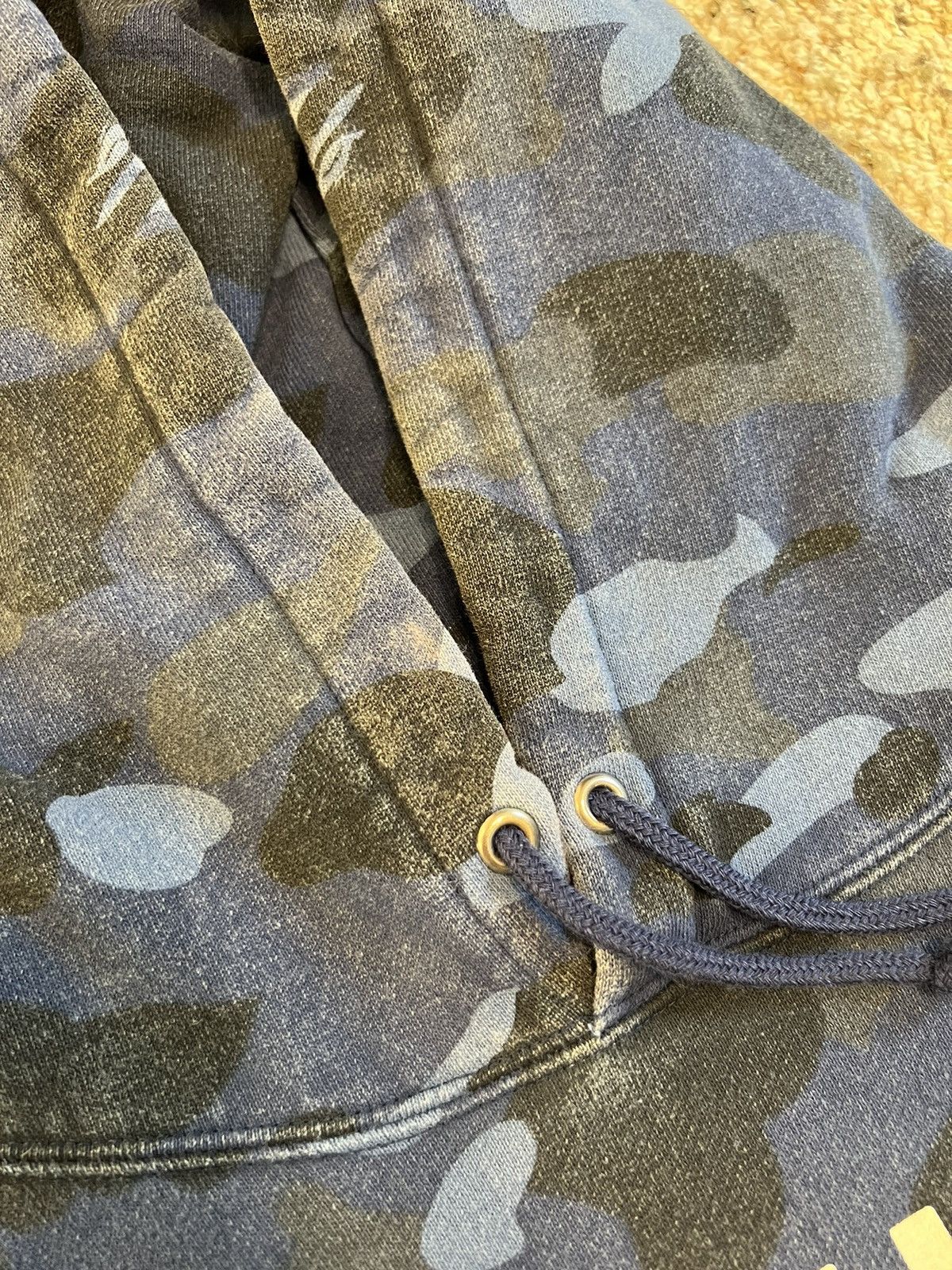 Bape Bape Blue Camo NYC Logo Hoodie Size US M / EU 48-50 / 2 - 11 Thumbnail