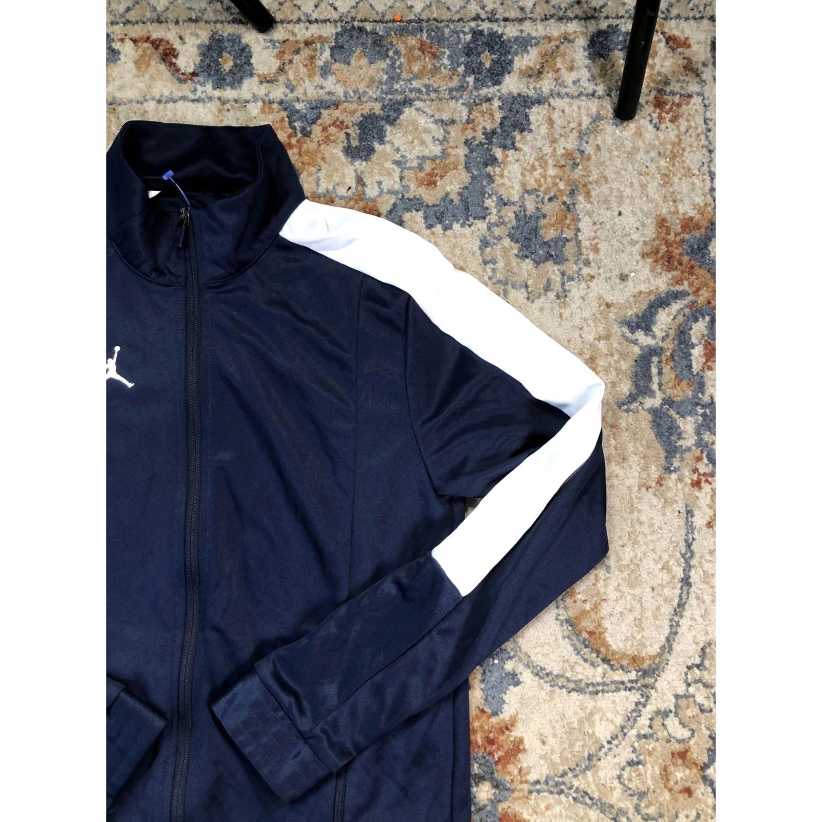 Jordan Brand Jordan Track Jacket Mens S Navy White Full Zip Jumpman Logo Athletic Size US S / EU 44-46 / 1 - 4 Thumbnail
