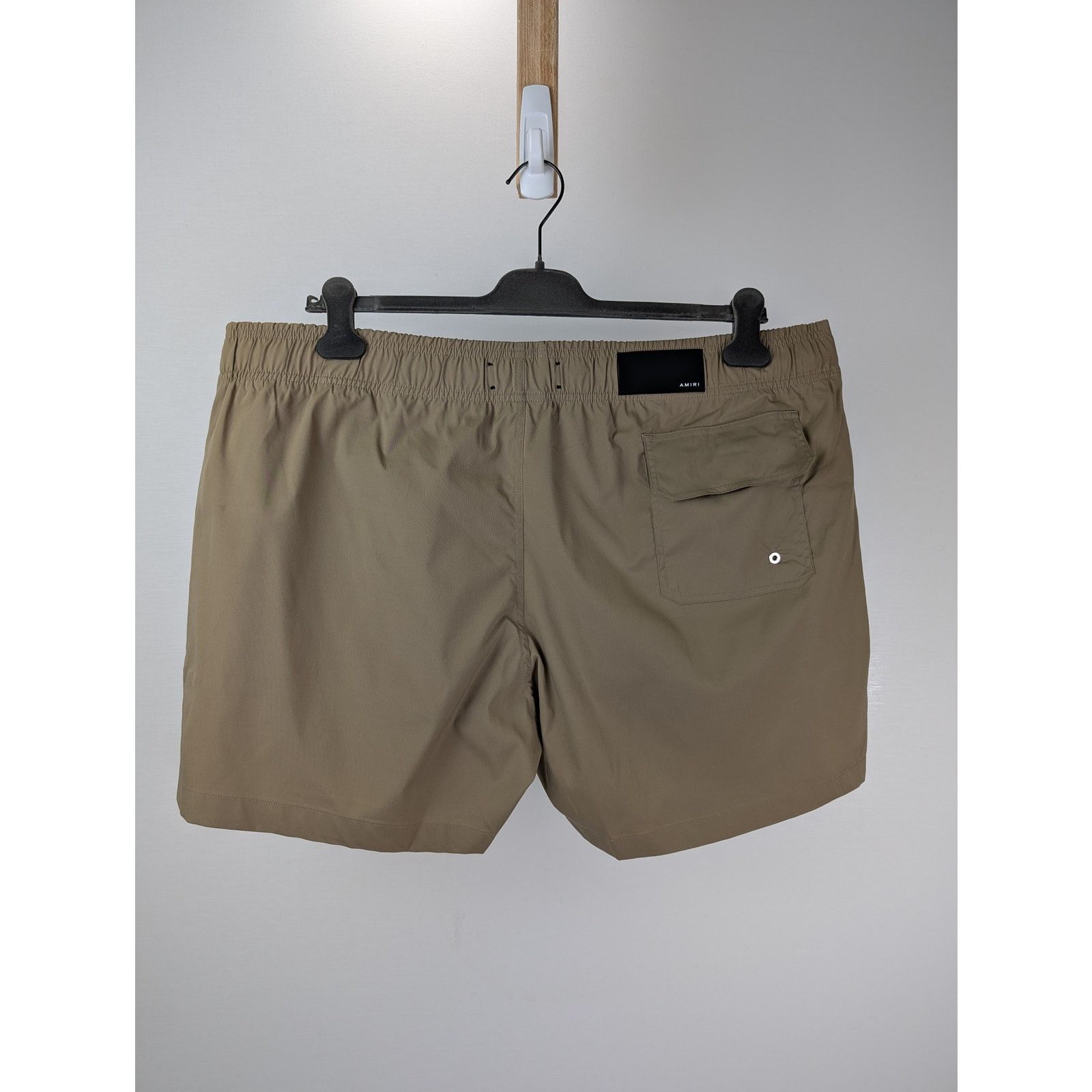 Amiri o1rshd1 Core Logo Swim Trunks Shorts in Tan xxl Size US 38 / EU 54 - 6 Thumbnail
