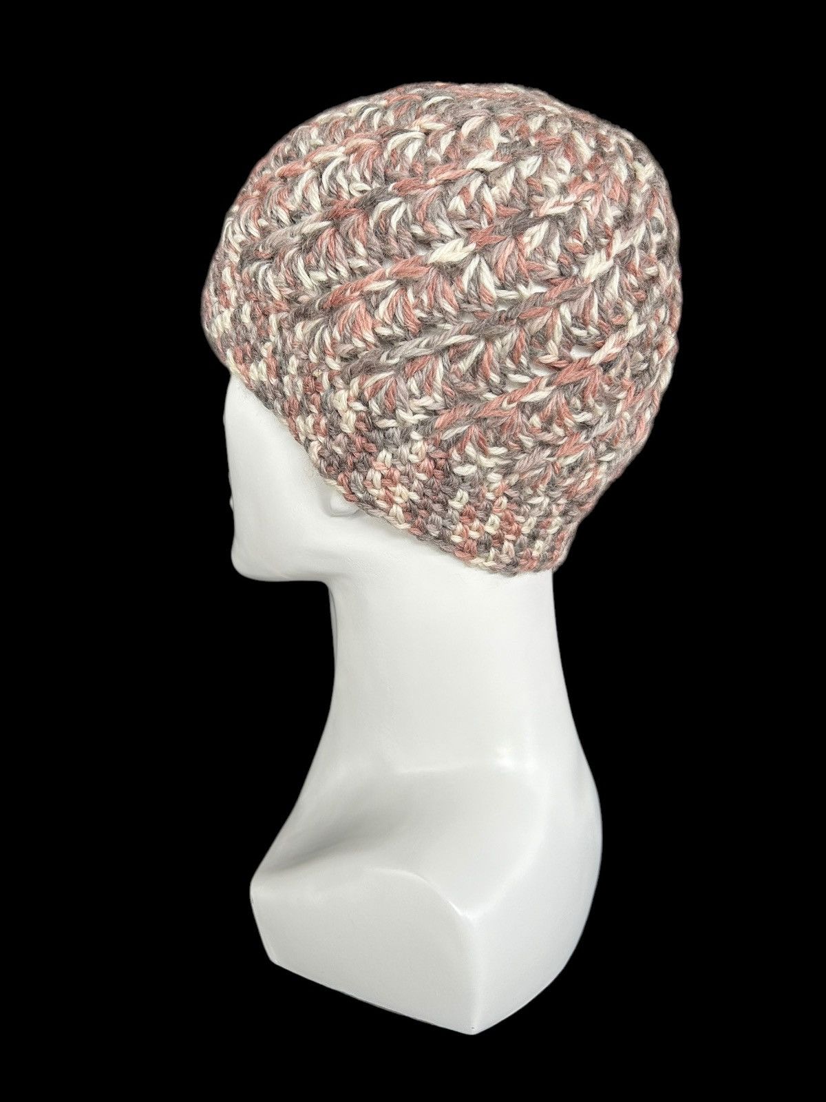 Japanese Brand × Kapital × Vintage Crochet Knitted Handmade Beanie Hats ☠️☠️ Size ONE SIZE - 2 Thumbnail