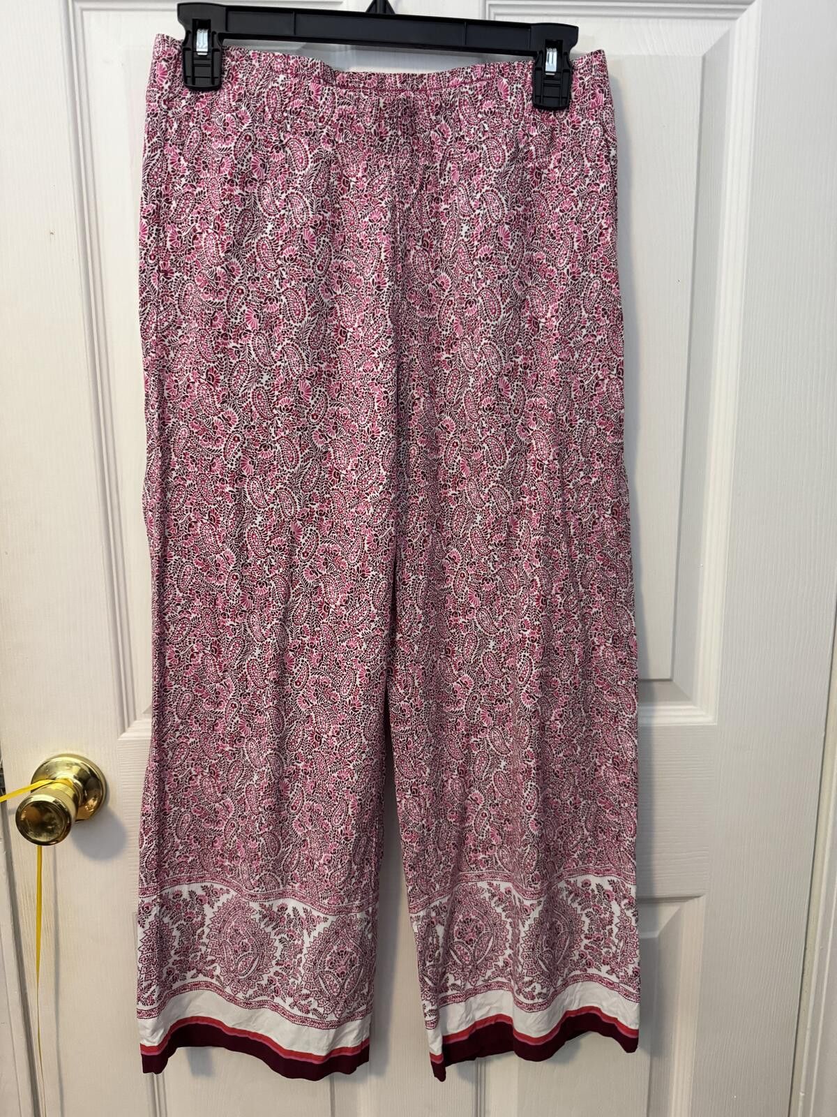 J. Jill J.Jill Wide Leg Capri Pants-XS Size 26" / US 2 / IT 38 - 2 Thumbnail
