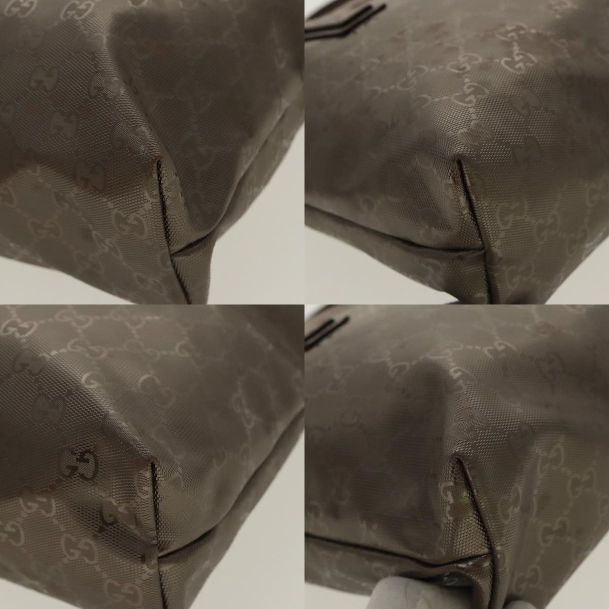 Gucci GUCCI GG Implementation Tote Bag Silver Metallic Size ONE SIZE - 10 Thumbnail