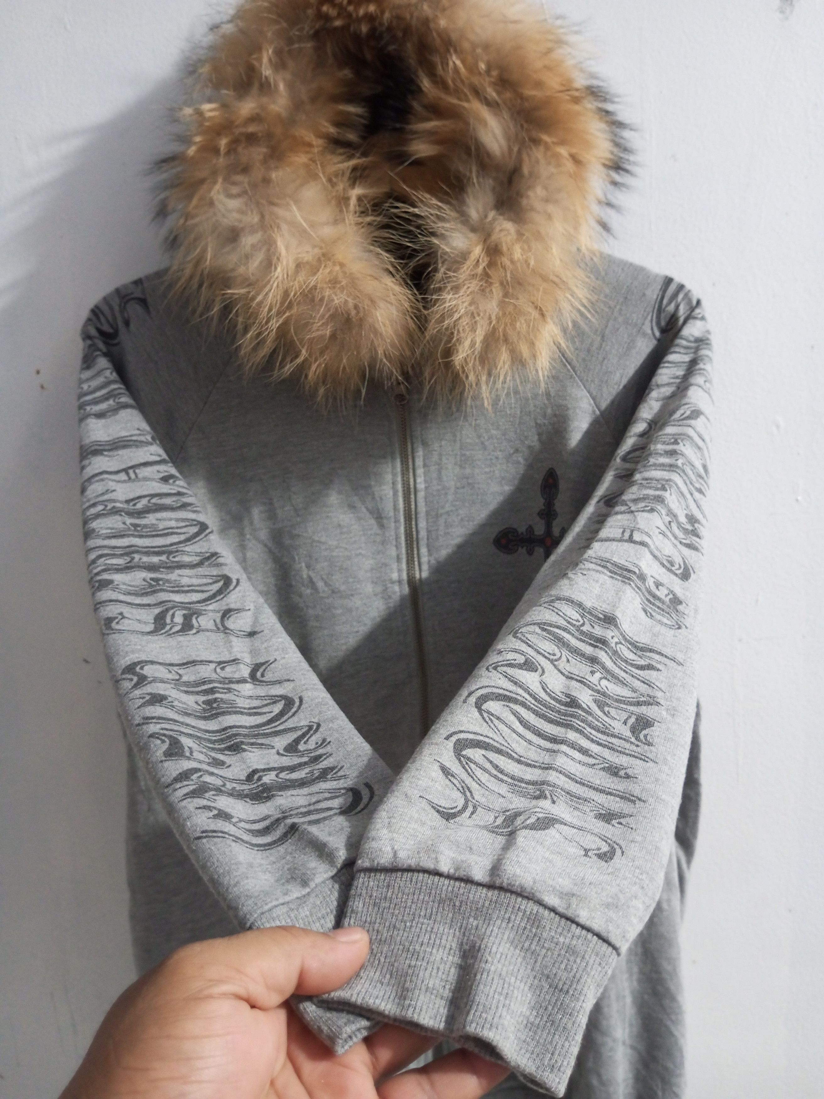 If Six Was Nine × Japanese Brand × Le Grande Bleu (L.G.B.) Vintage dig deep spellout fur hoodie Size US M / EU 48-50 / 2 - 2 Thumbnail