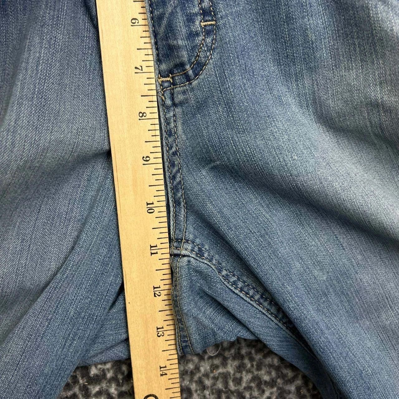 Other Riders by Lee Jeans Women 16 Faded Denim Straight 36x31 Size 36" / US 14 / IT 50 - 6 Thumbnail