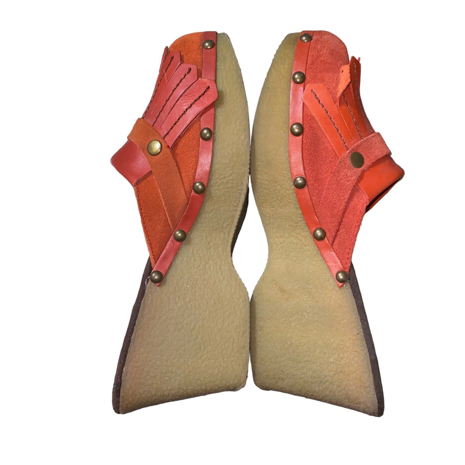 Tommy Hilfiger Tommy Girl Chunky y2k western mule clogs leather upper sz 8 Size US 8 / IT 38 - 7 Thumbnail