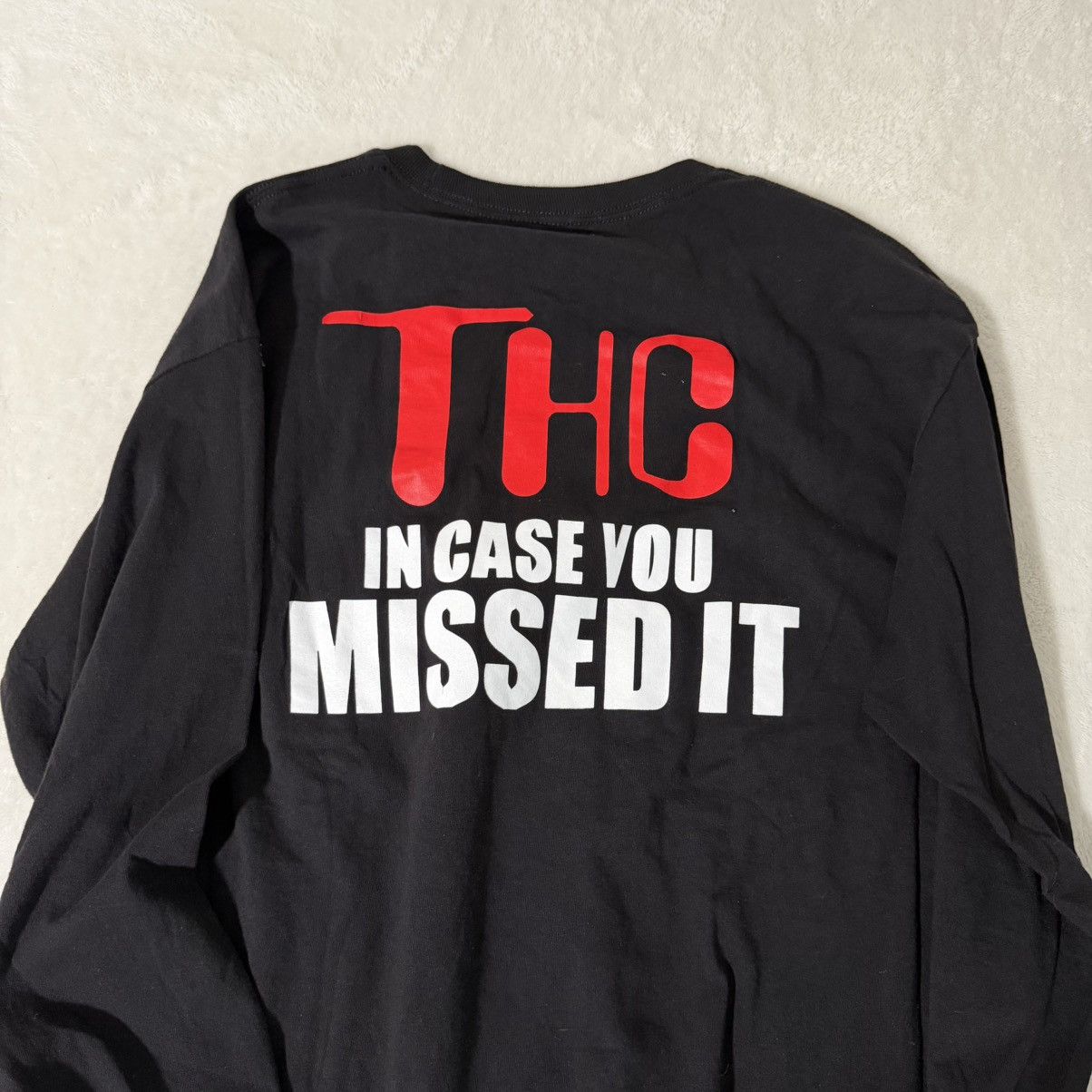 Pleasures Pleasures THC Black Long Sleeve T-Shirt Size US XL / EU 56 / 4 - 3 Thumbnail