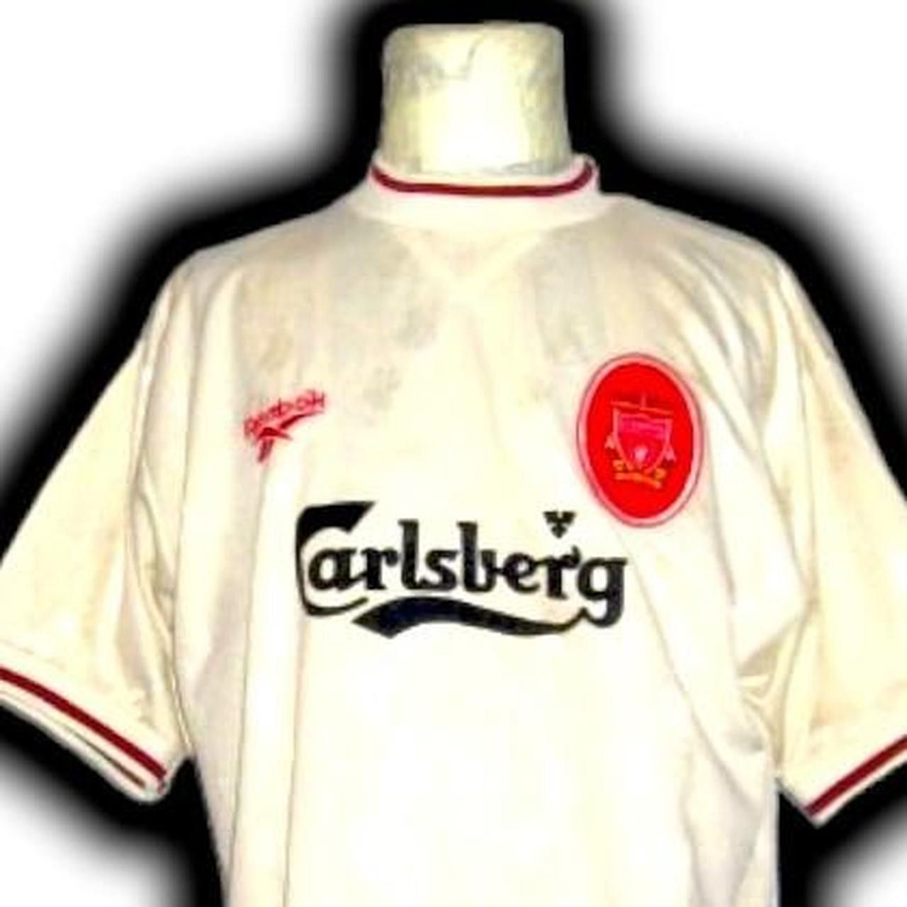 Reebok Fc Liverpool England 1996 1997 Away shirt jersey Size US L / EU 52-54 / 3 - 1 Thumbnail