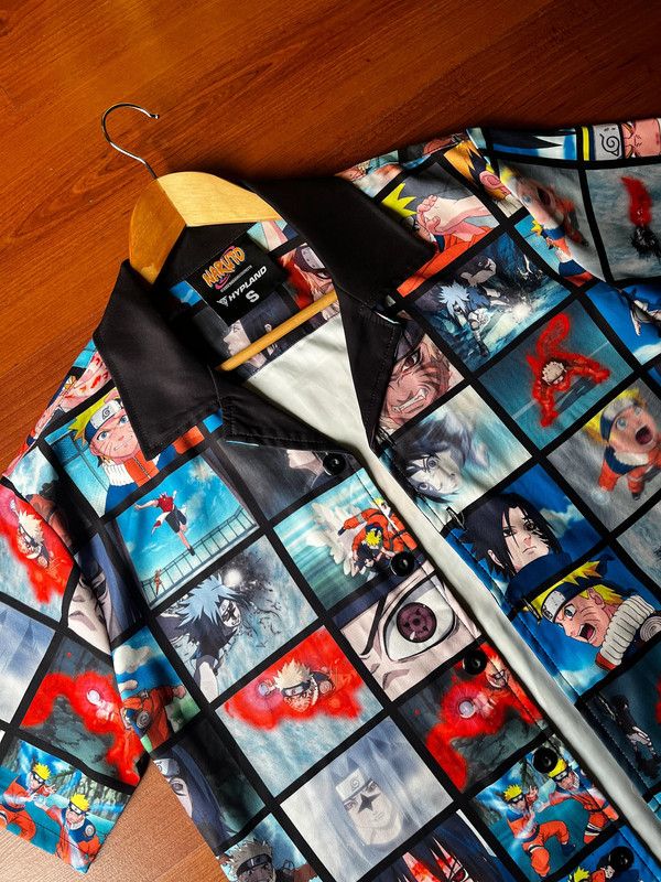 Hypland Hypland Naruto Sasuke Grid Shirt Multicolor Size US S / EU 44-46 / 1 - 1 Thumbnail