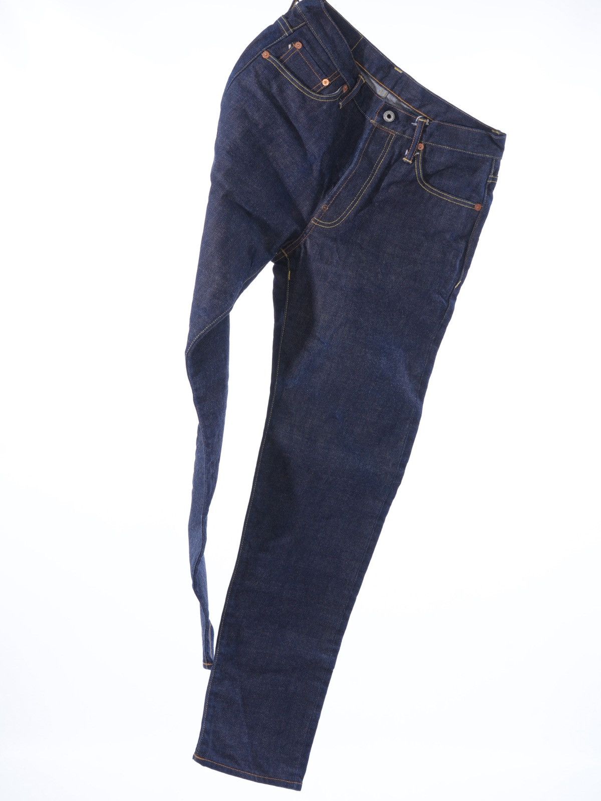 Japanese Brand Red Tornado Bronson Mfg. Blue Selvedge Denim Jeans sz 31 Size US 31 - 5 Thumbnail