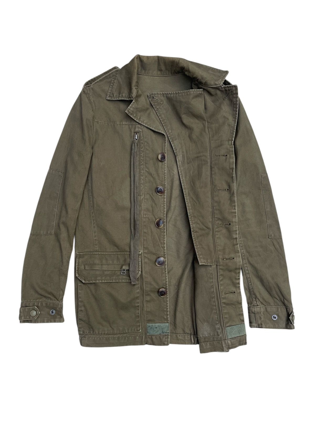 If Six Was Nine Untitled Men Military Jacket - Vintage Skull Print - Size 44 Size US S / EU 44-46 / 1 - 4 Thumbnail