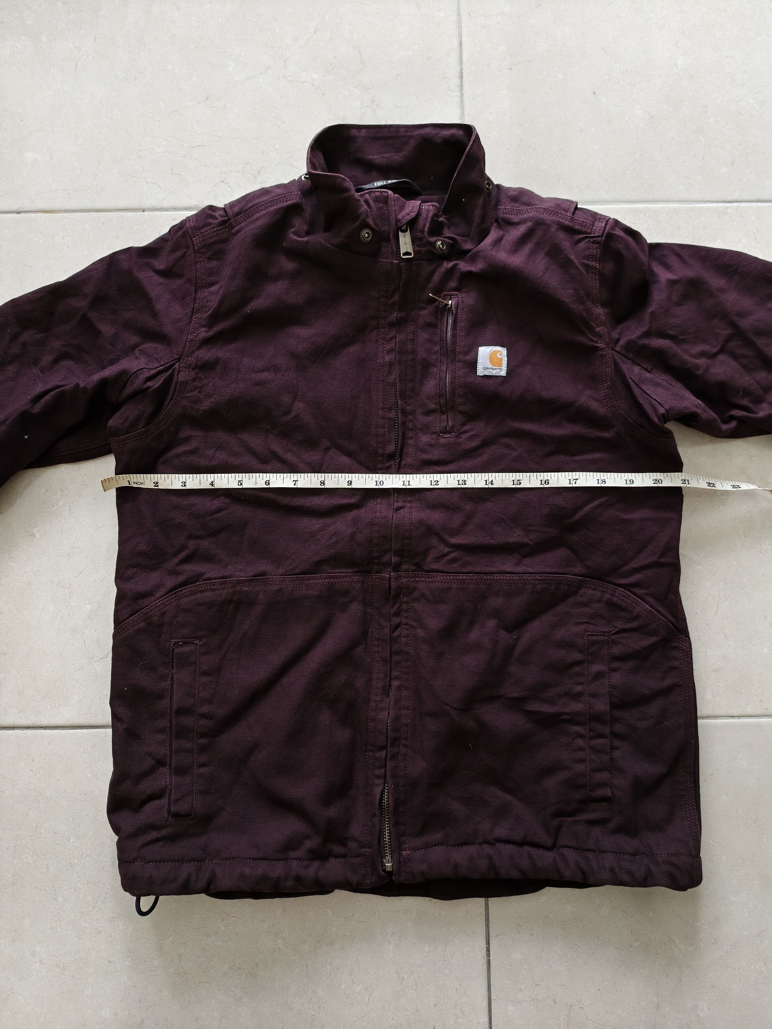 Carhartt × Carhartt Wip 🔥STEALS🔥Very Rare Carhartt Full Swing Burgundy Jacket Size US S / EU 44-46 / 1 - 9 Thumbnail