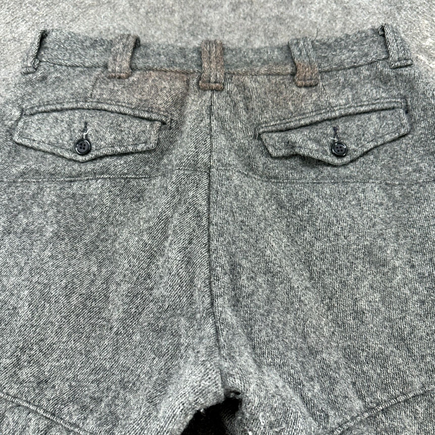Vintage VINTAGE Woolrich Pants Mens 30 Grey Wool Herringbone Mackinaw Breeches USA 80s Size US 30 / EU 46 - 7 Thumbnail