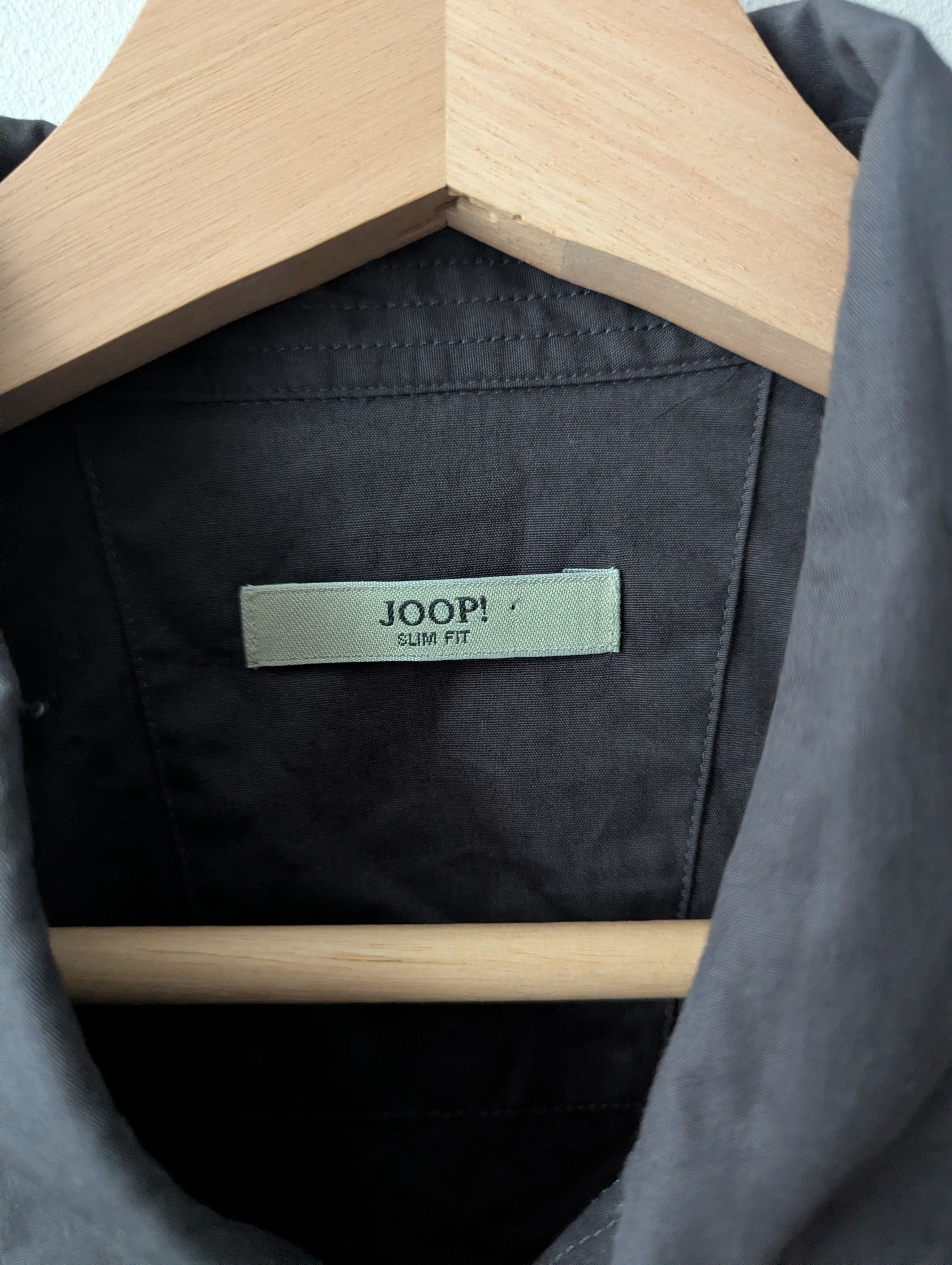 Joop! Joop! Black Grey Cotton Shirt With Elbow Patches XXL Size US XXL / EU 58 / 5 - 2 Thumbnail
