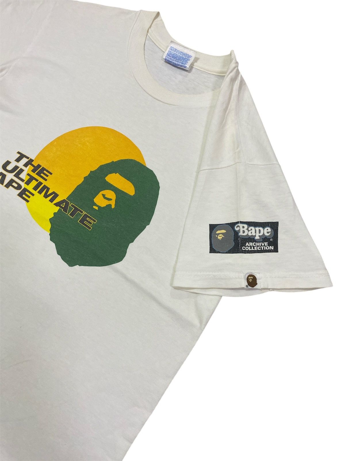 Bape 🔥OG🔥Rare 90s Vintage bape x stash the ultimate ape hanes tag Size US S / EU 44-46 / 1 - 4 Thumbnail