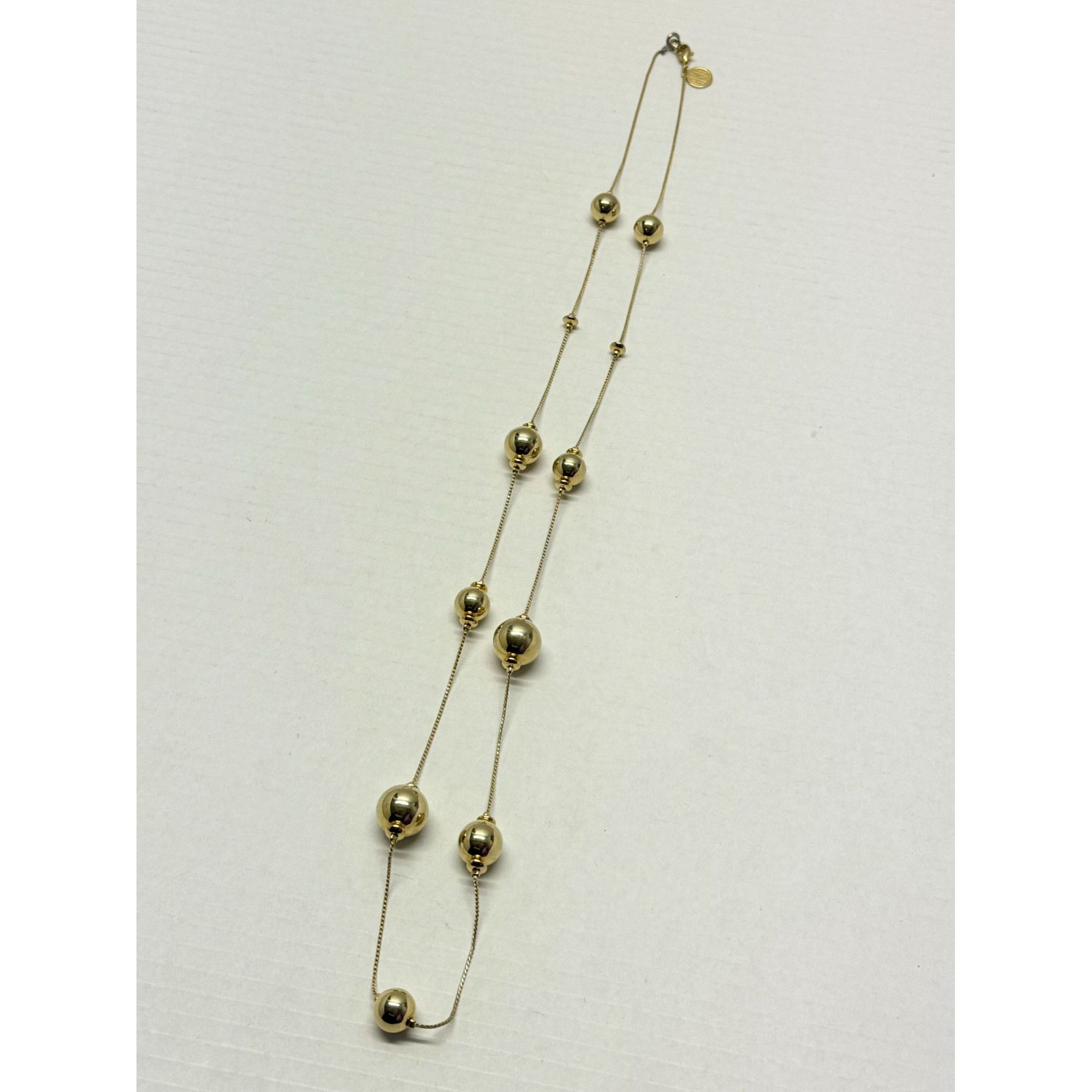 Anne Klein Anne Klein gold ball bead necklace Size ONE SIZE - 3 Thumbnail