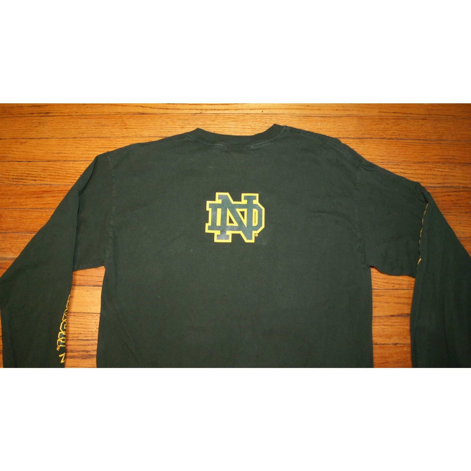Zephyr NOTRE DAME FIGHTING IRISH Mens L TShirt Zephyr Spell Out Size US L / EU 52-54 / 3 - 6 Thumbnail