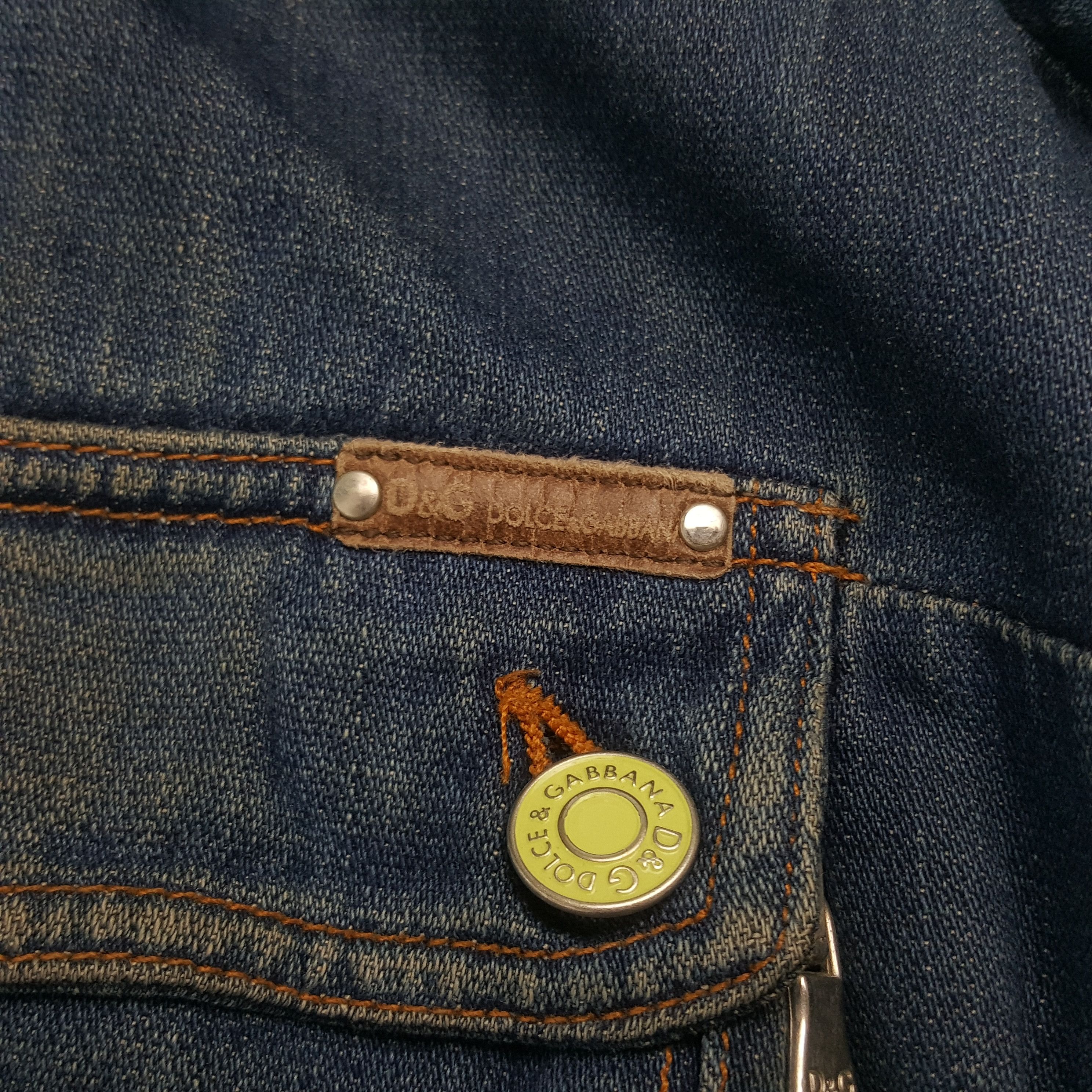 Dolce & Gabbana Vintage Dolce & Gabbana Italian Brand Crop Denim Jacket RR4 Size XS / US 0-2 / IT 36-38 - 11 Thumbnail